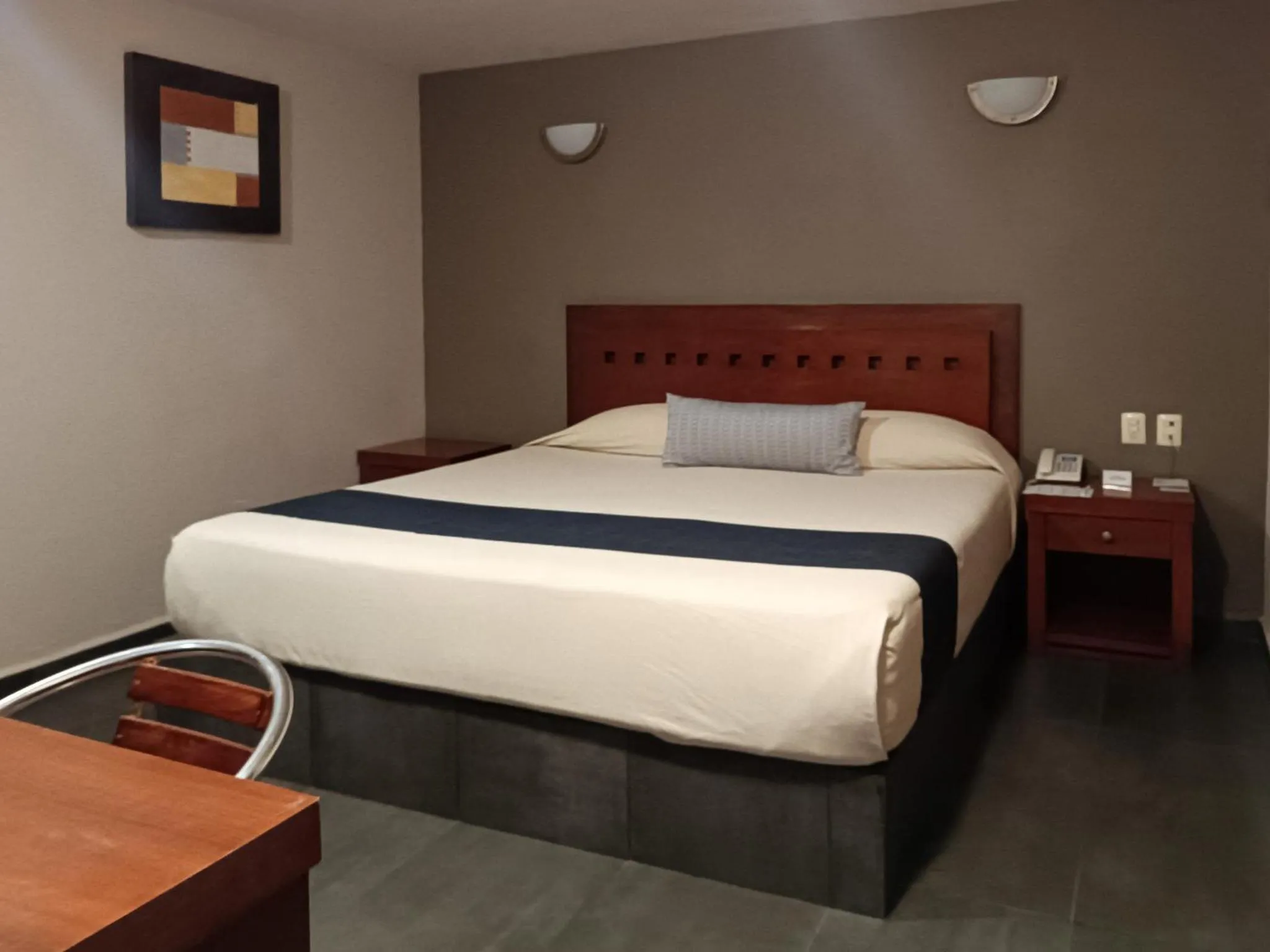 Bed in Hotel Panamerican