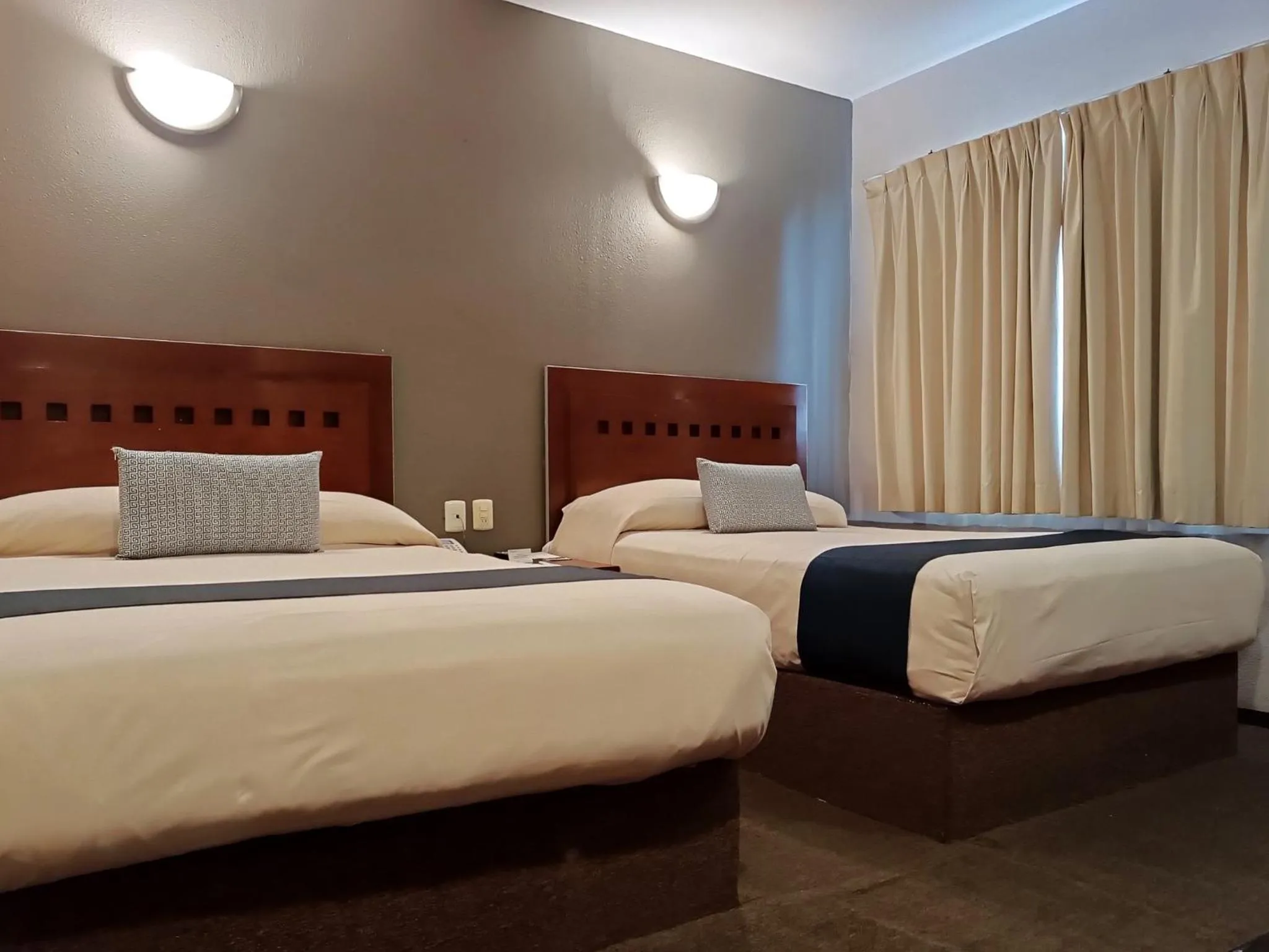 Bed in Hotel Panamerican