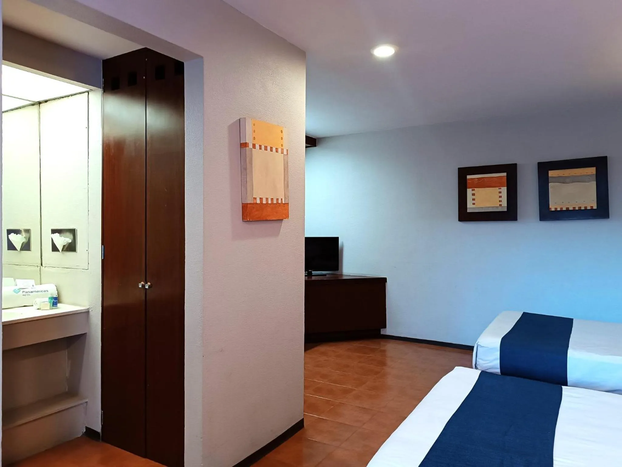 Bed in Hotel Panamerican