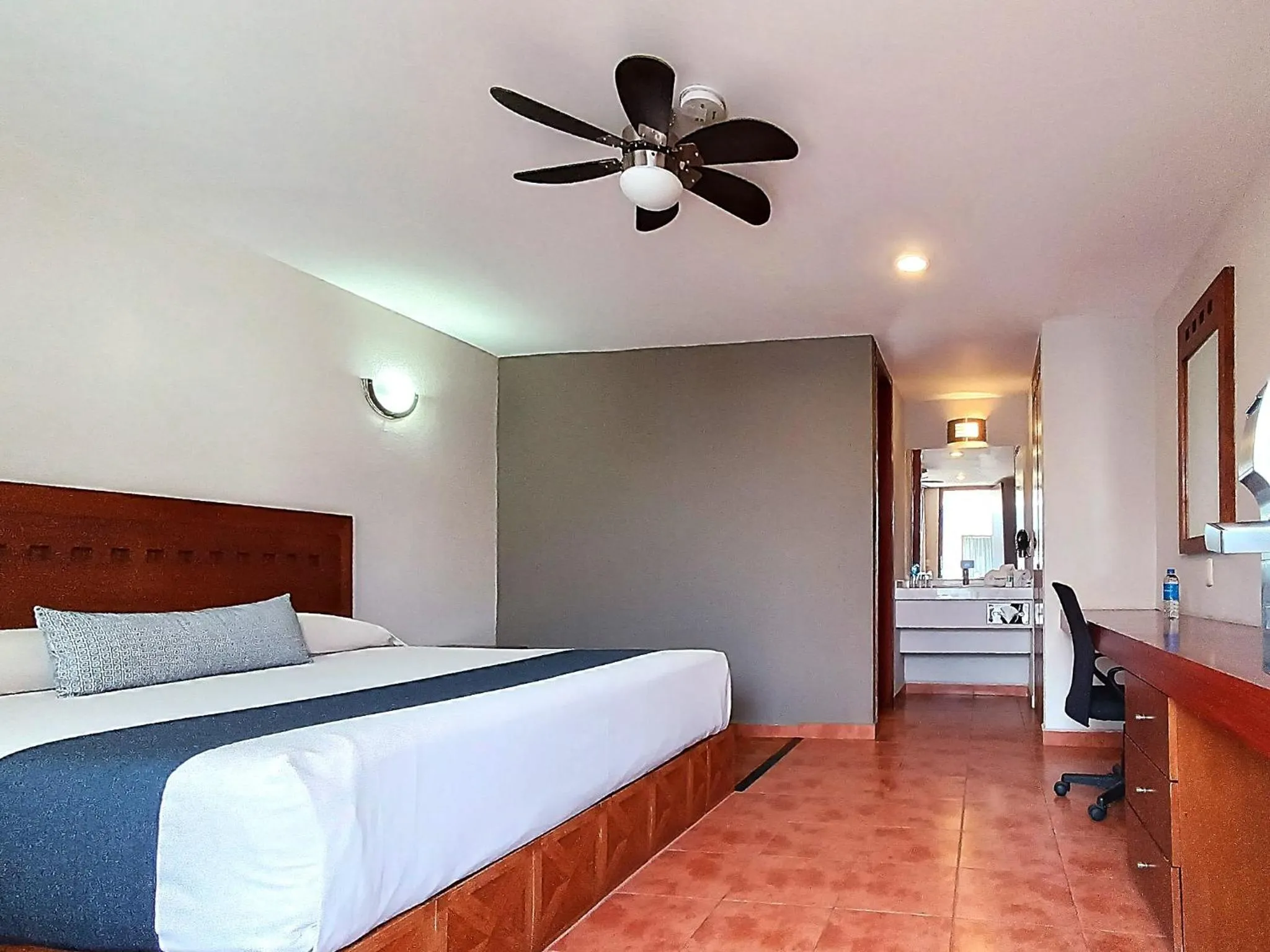 Bed in Hotel Panamerican