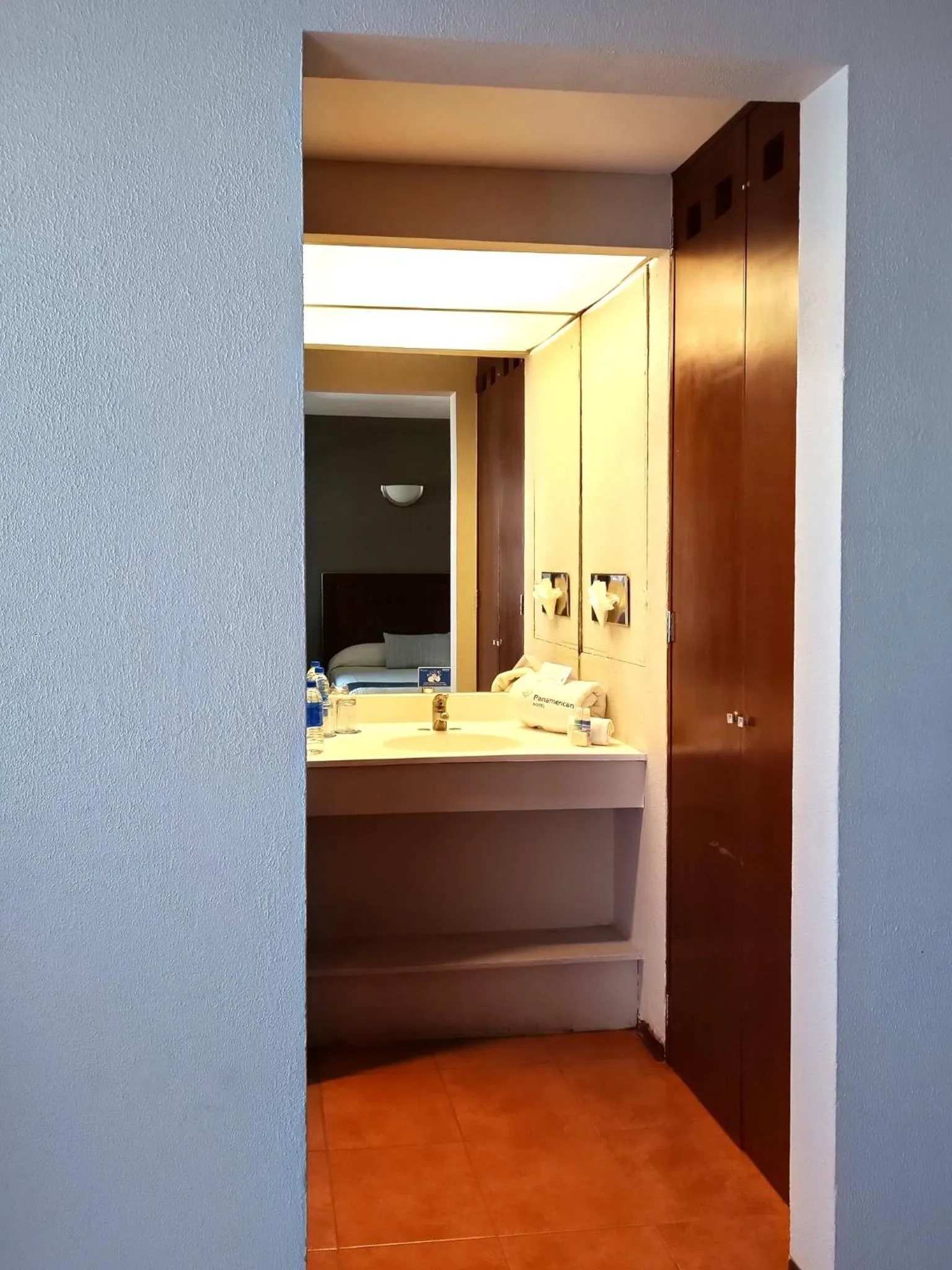 Bed in Hotel Panamerican