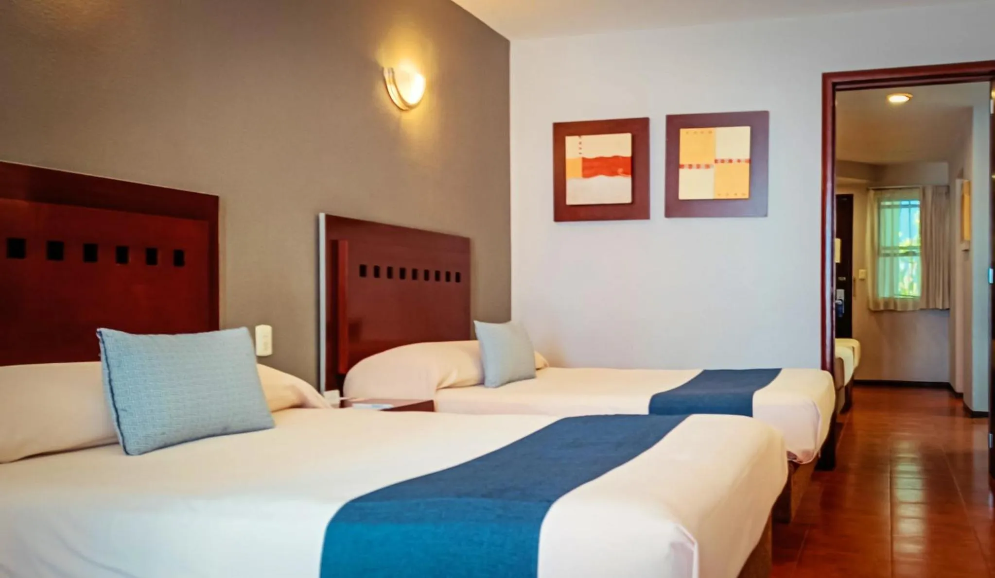 Bed in Hotel Panamerican