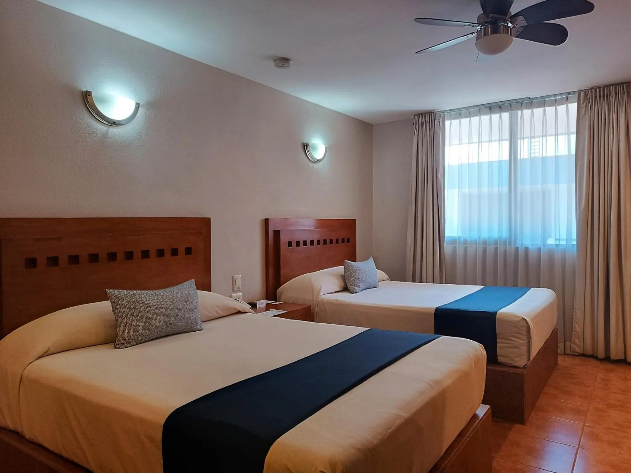 Bed in Hotel Panamerican