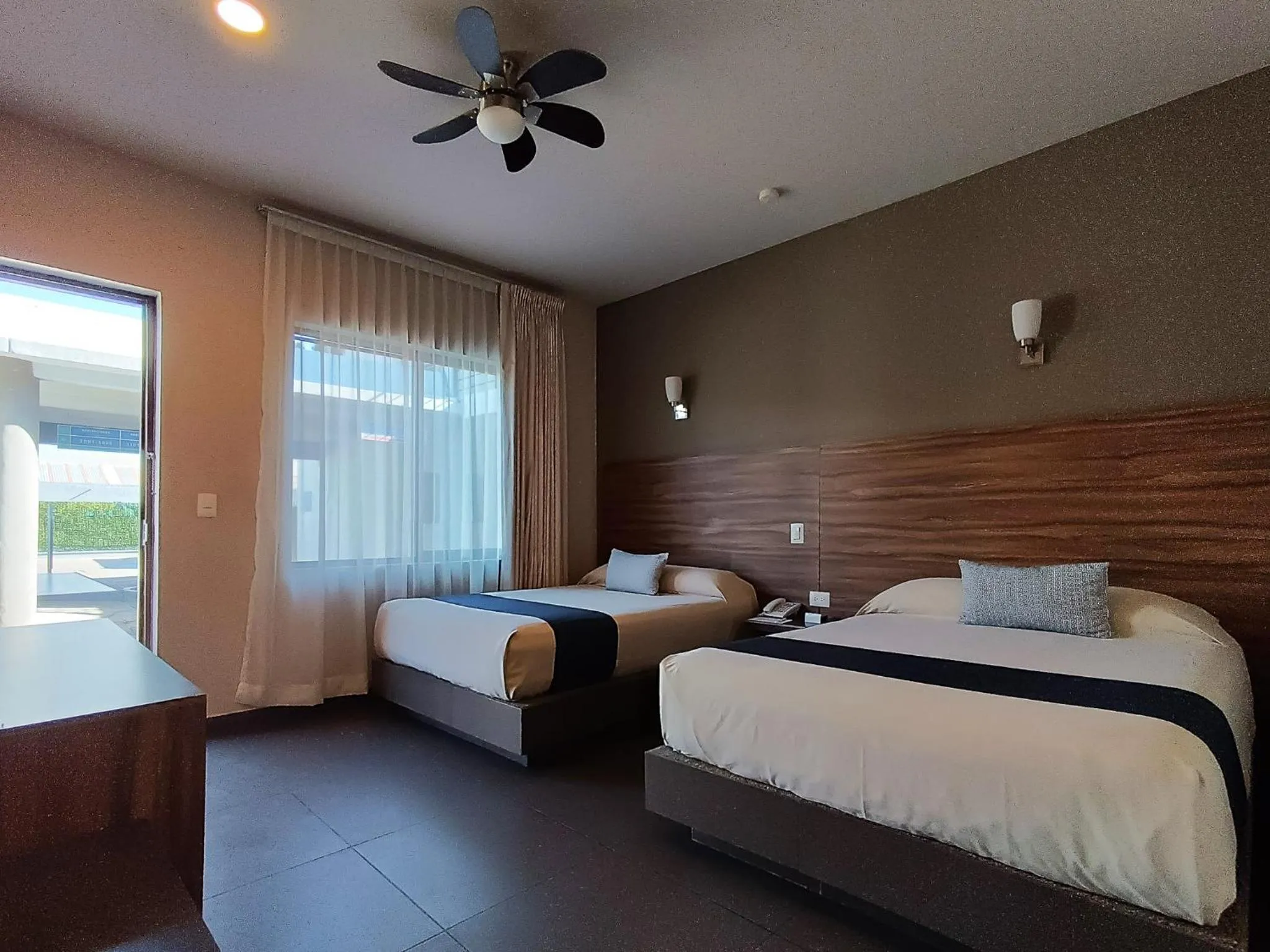 Bed in Hotel Panamerican