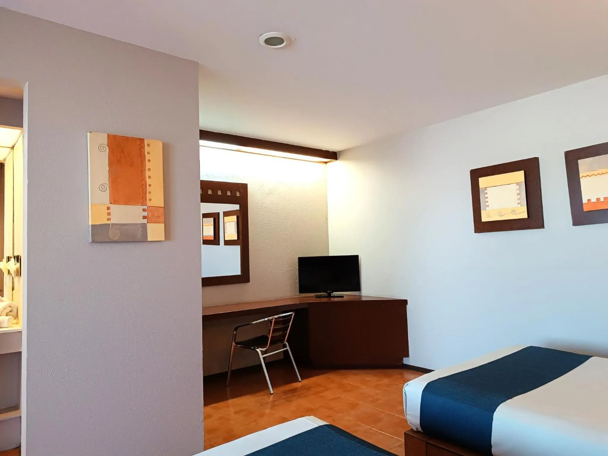 Bed in Hotel Panamerican