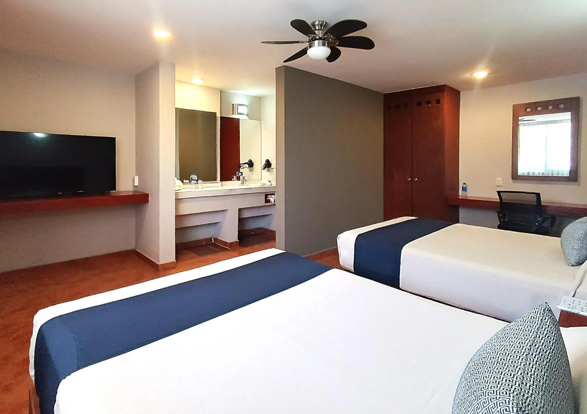 Bed in Hotel Panamerican