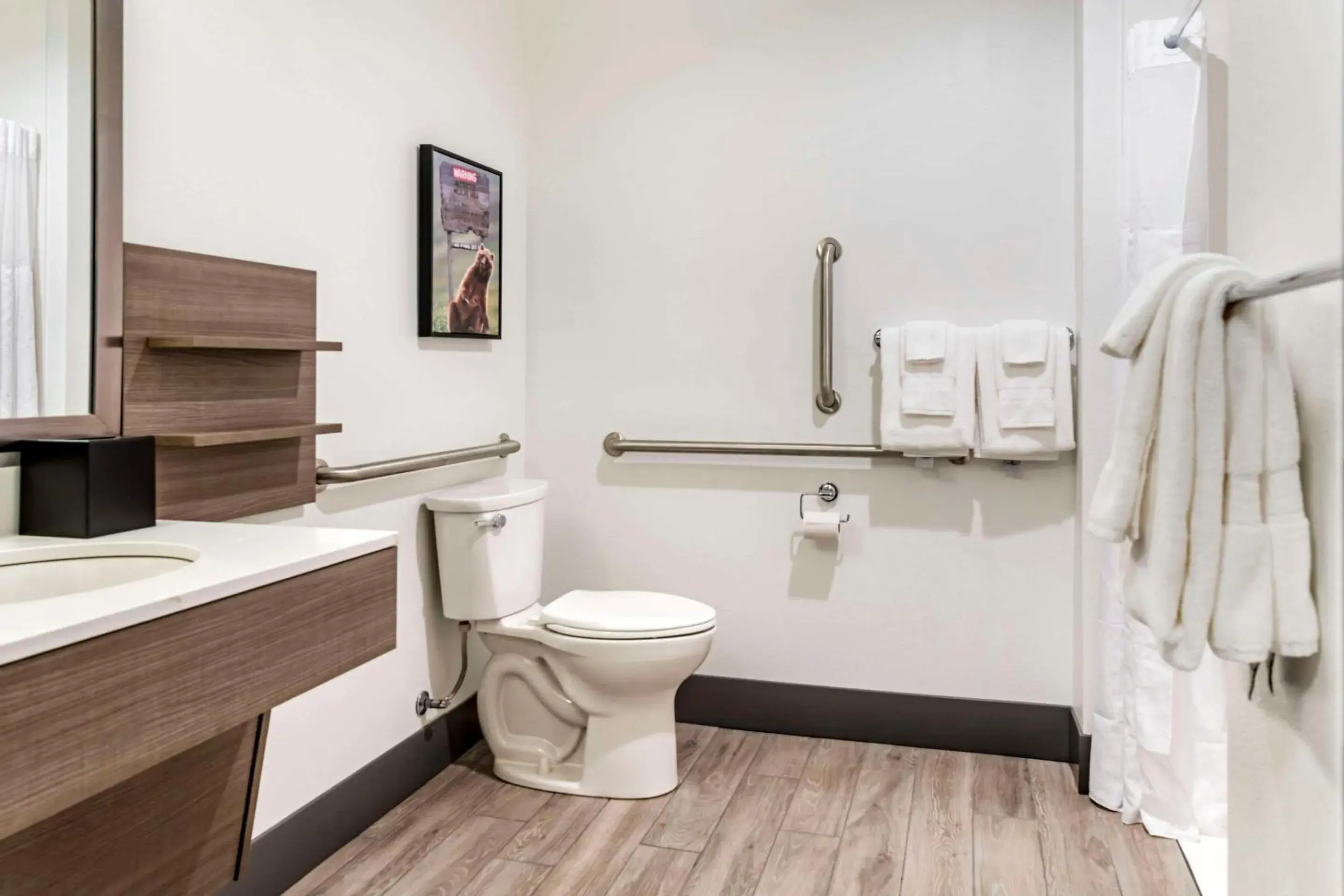 Bathroom in Comfort Inn Fairbanks Bathroom in Comfort Inn Fairbanks