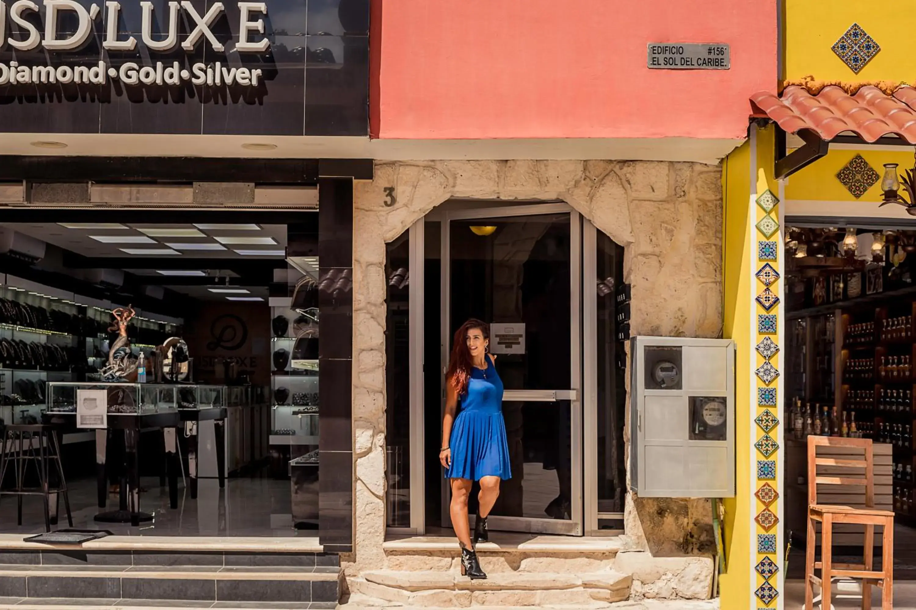 Facade/entrance in "5th Av" Sol del Caribe Apart Hotel Facade/entrance in "5th Av" Sol del Caribe Apart Hotel