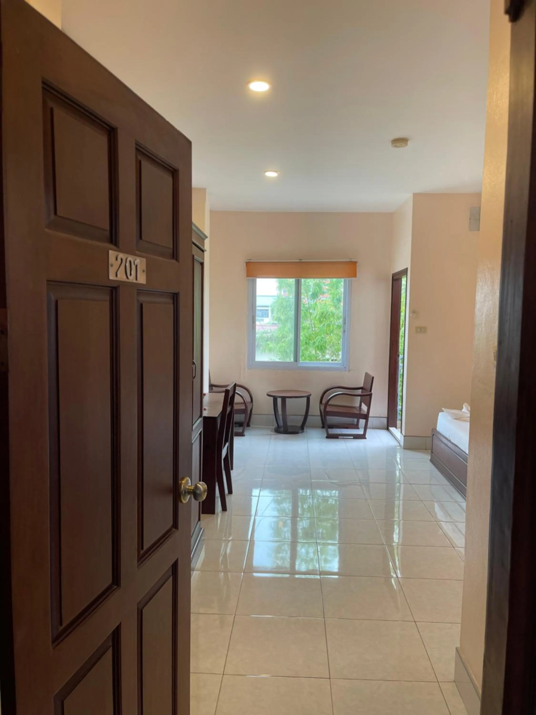 Seating area in Hoang Kim Hotel