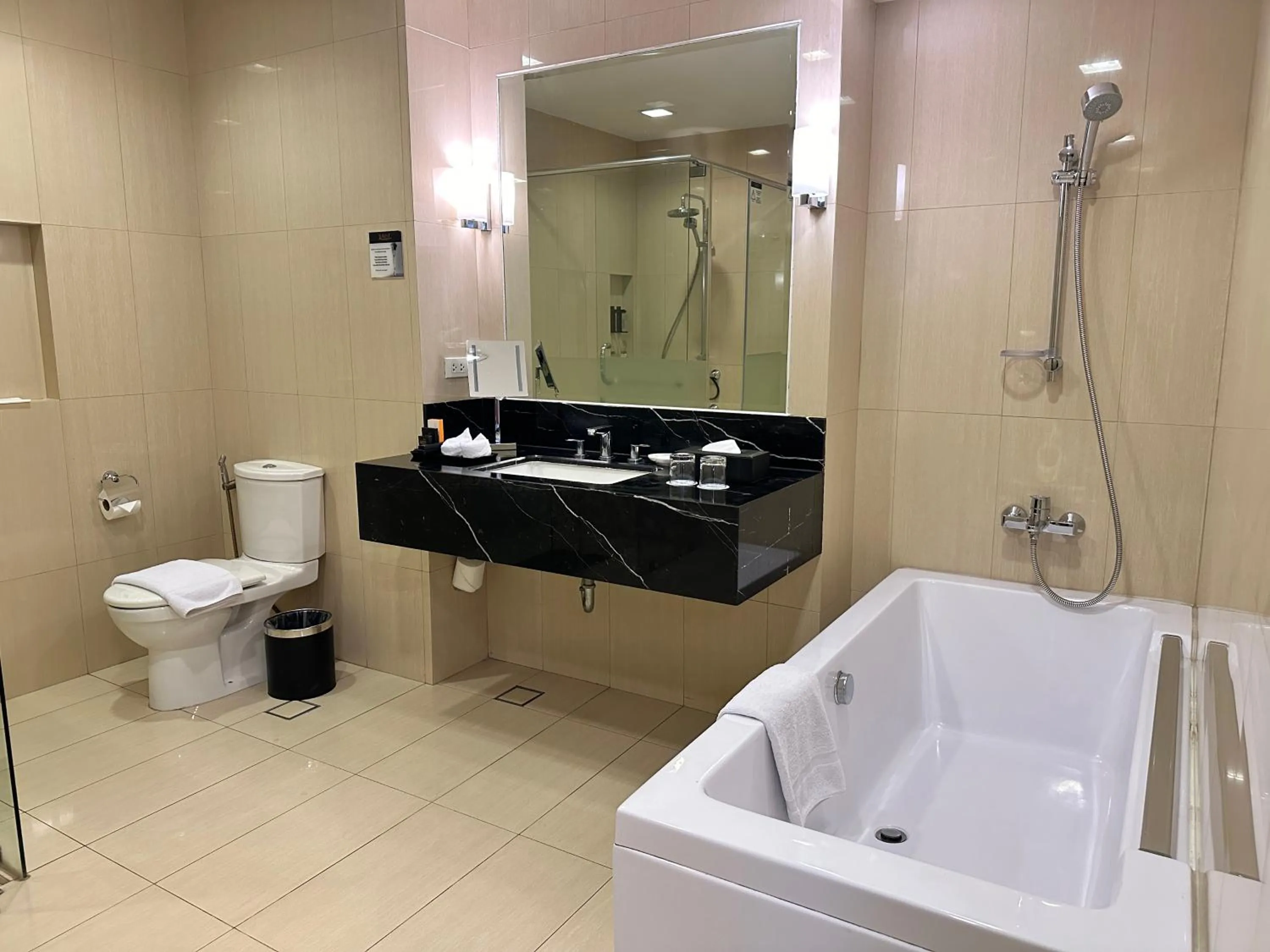 Bathroom in Luxent Hotel