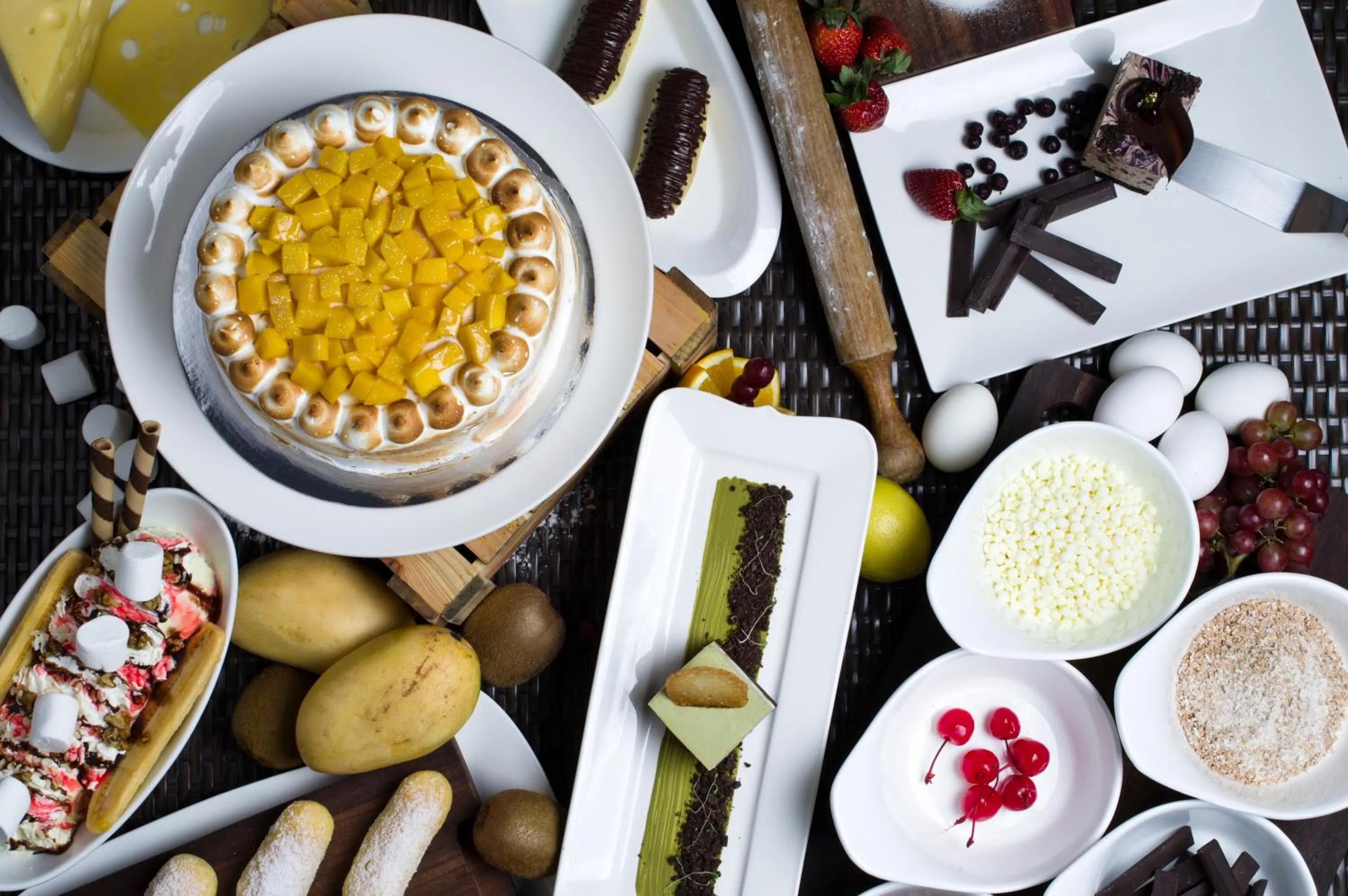 Food close-up in Luxent Hotel