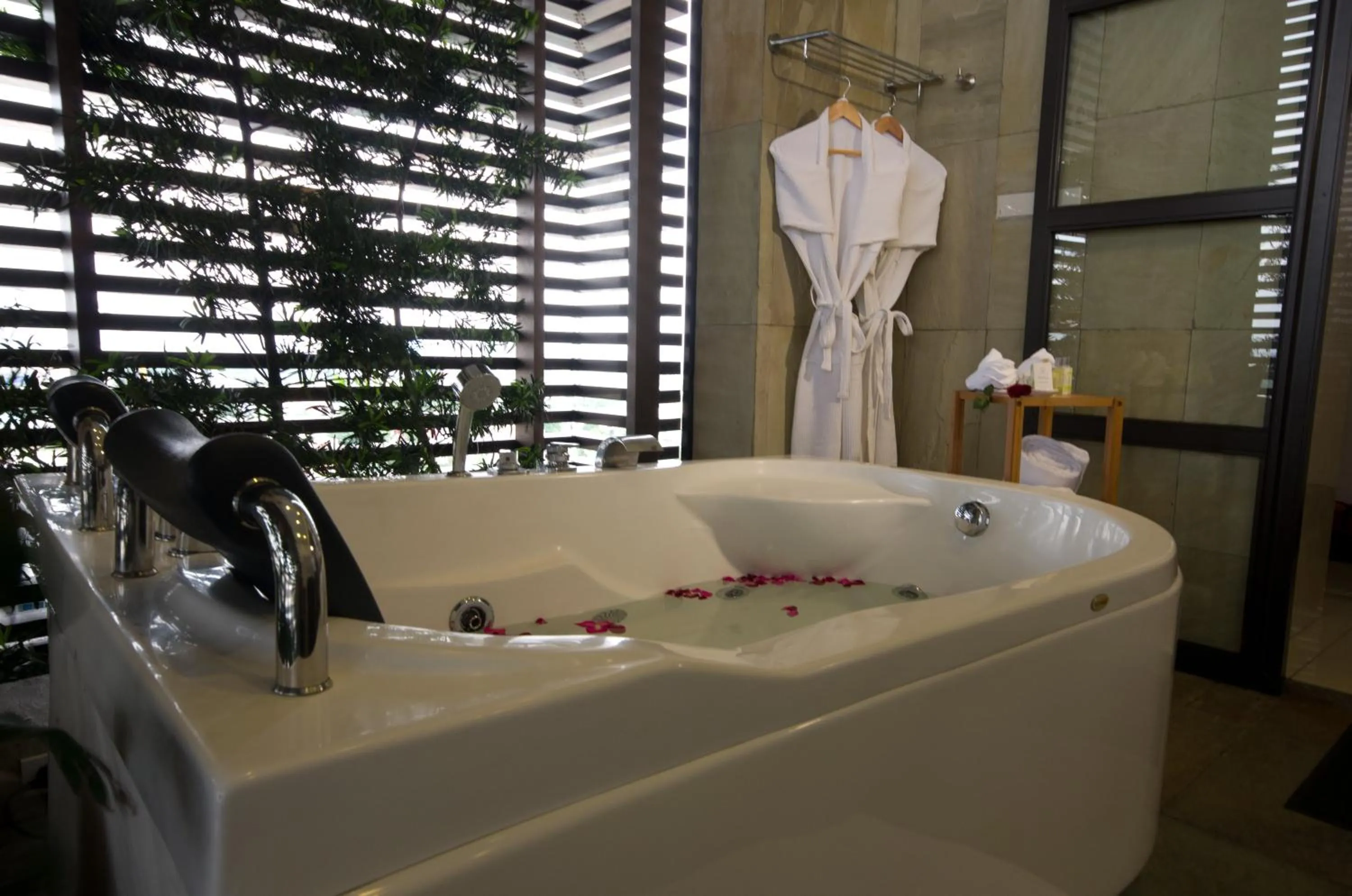 Shower in Luxent Hotel