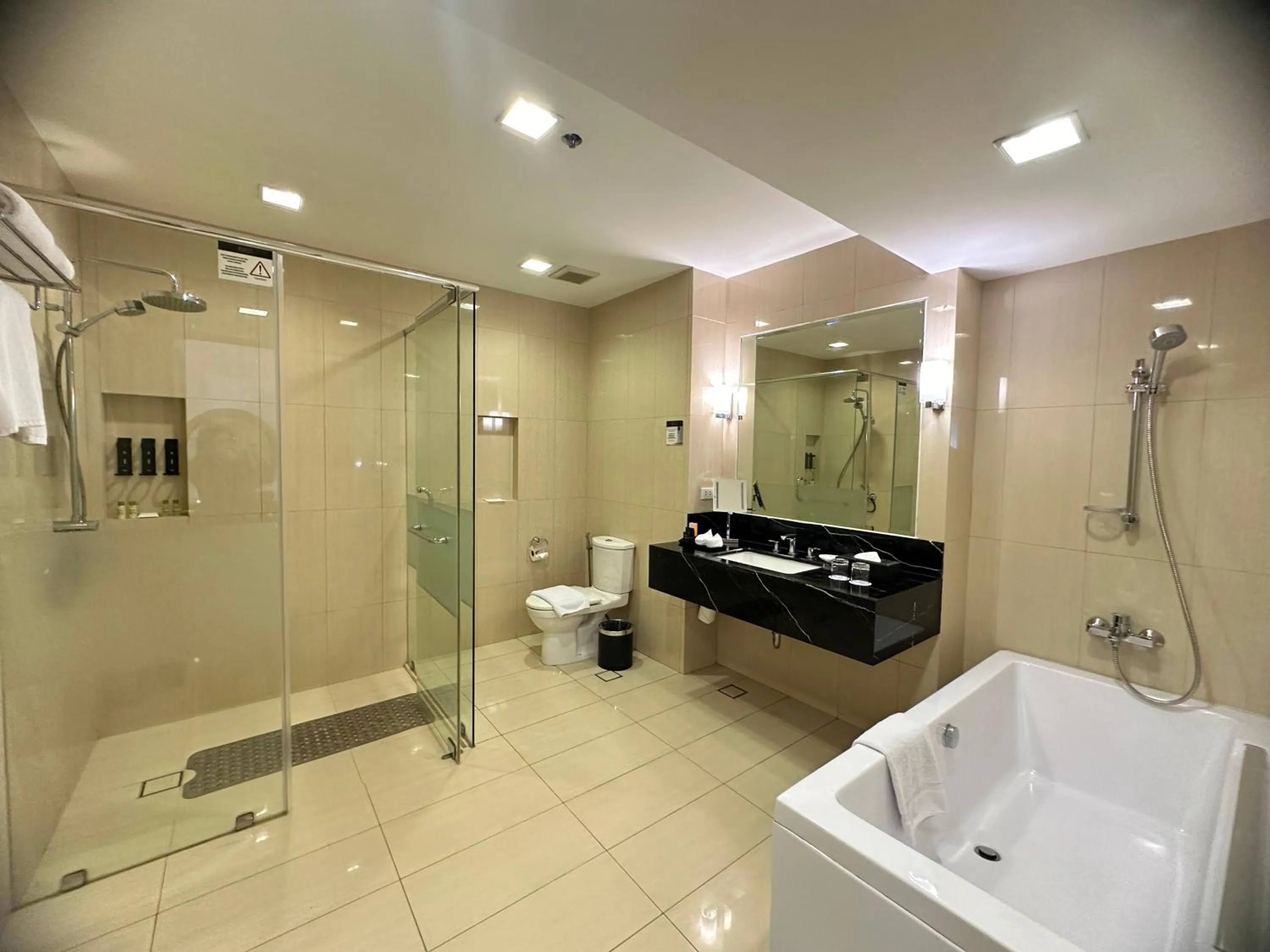 Bathroom in Luxent Hotel