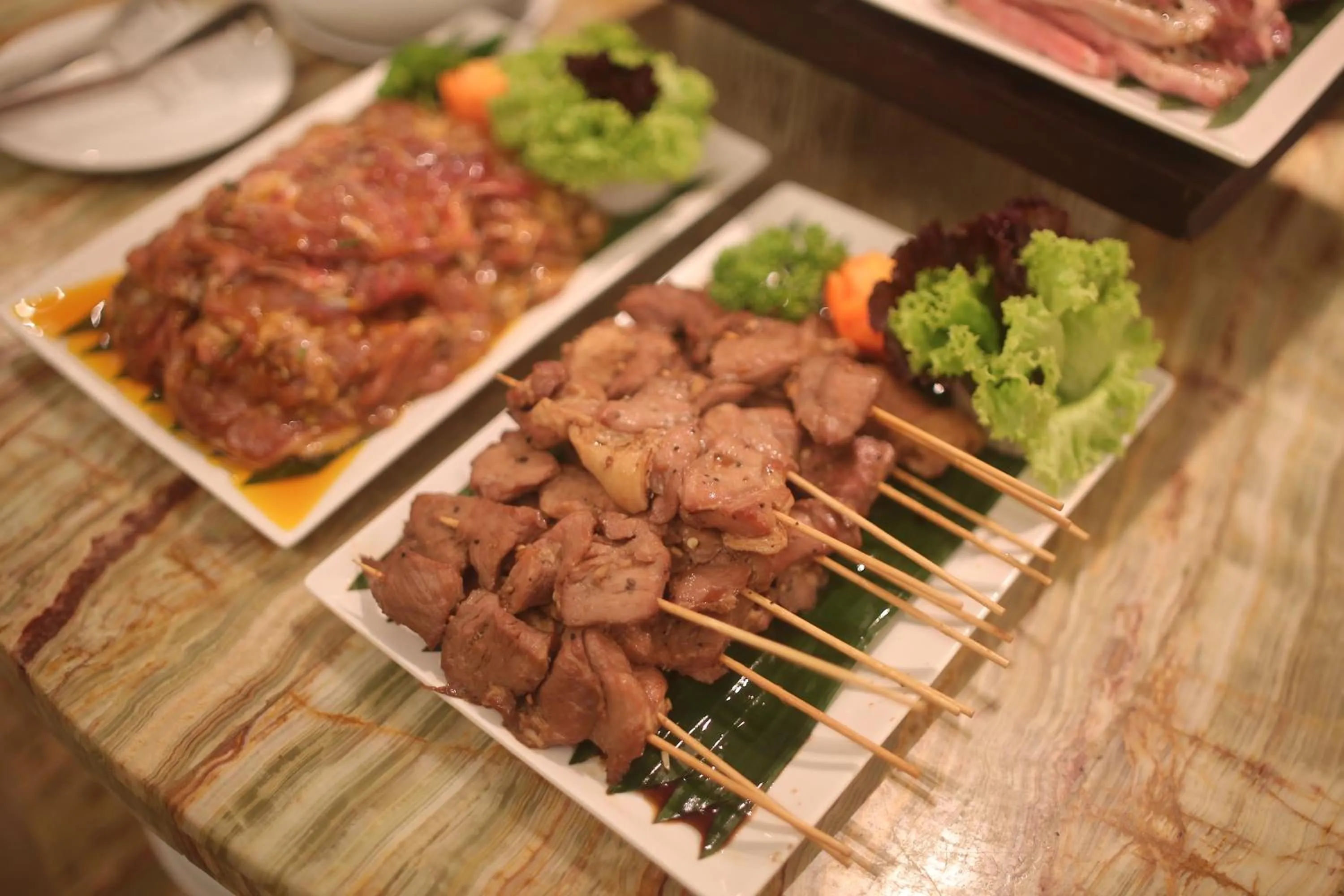 Food close-up in Luxent Hotel