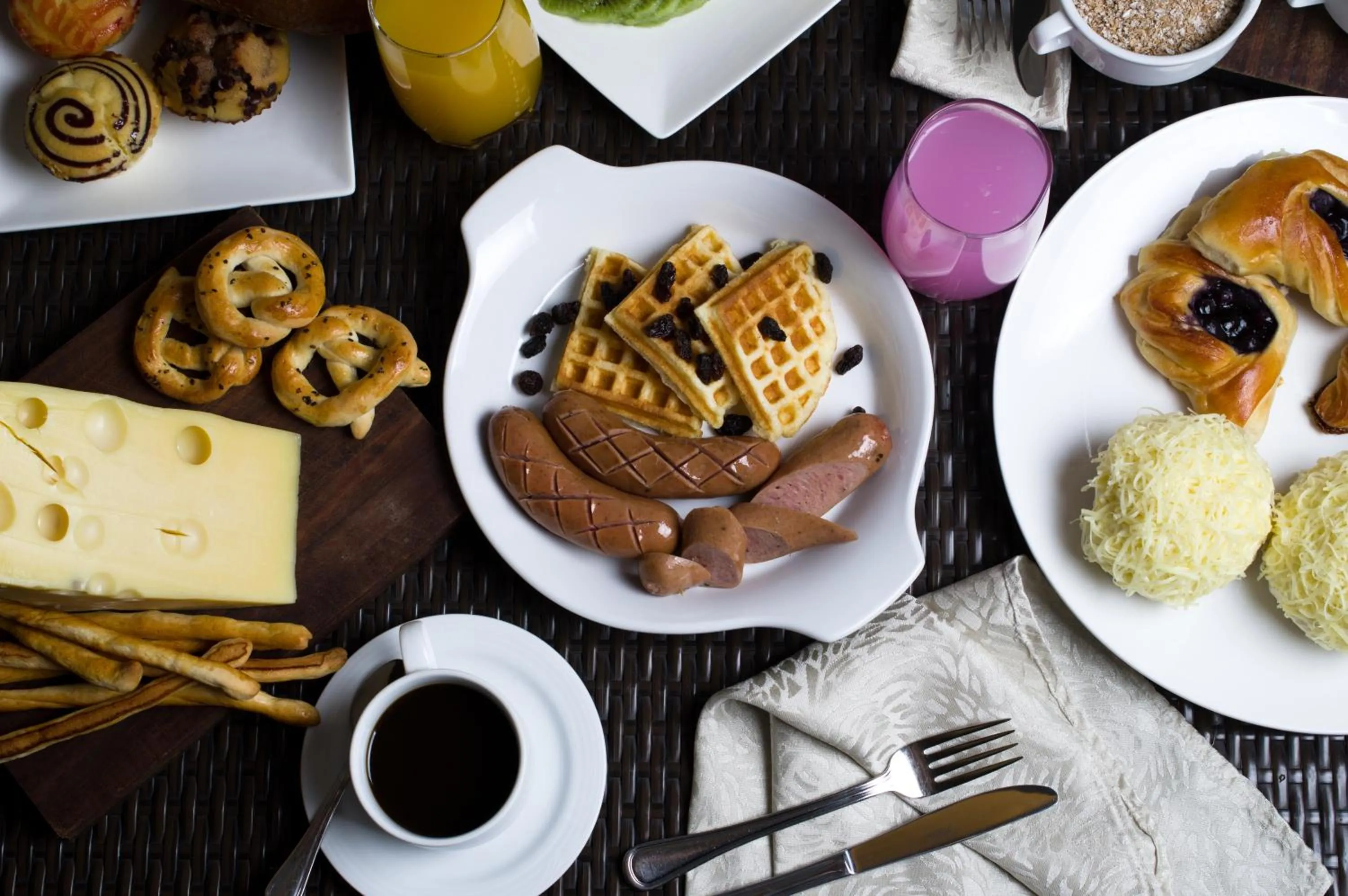 Food close-up in Luxent Hotel