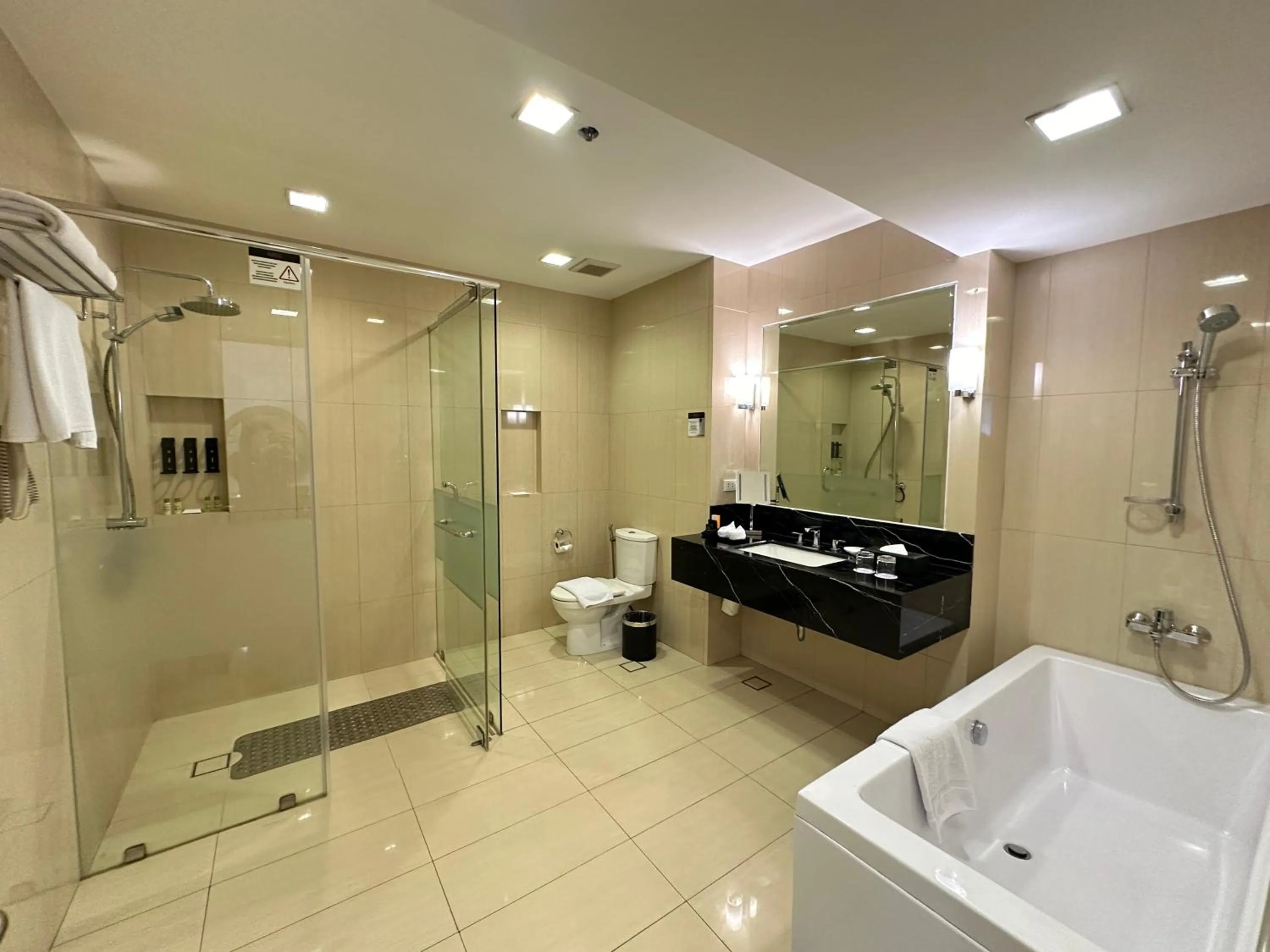 Bathroom in Luxent Hotel