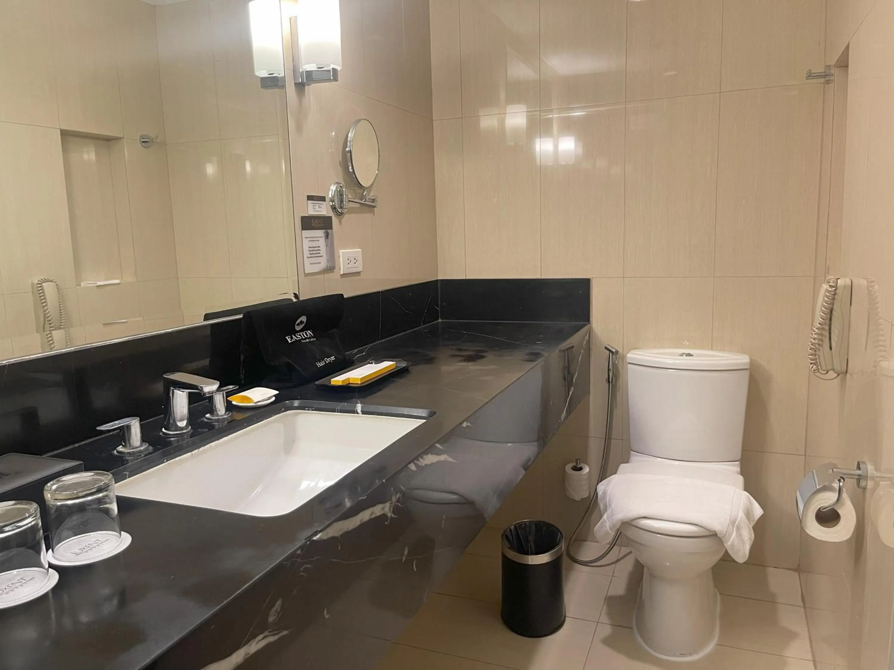 Bathroom in Luxent Hotel