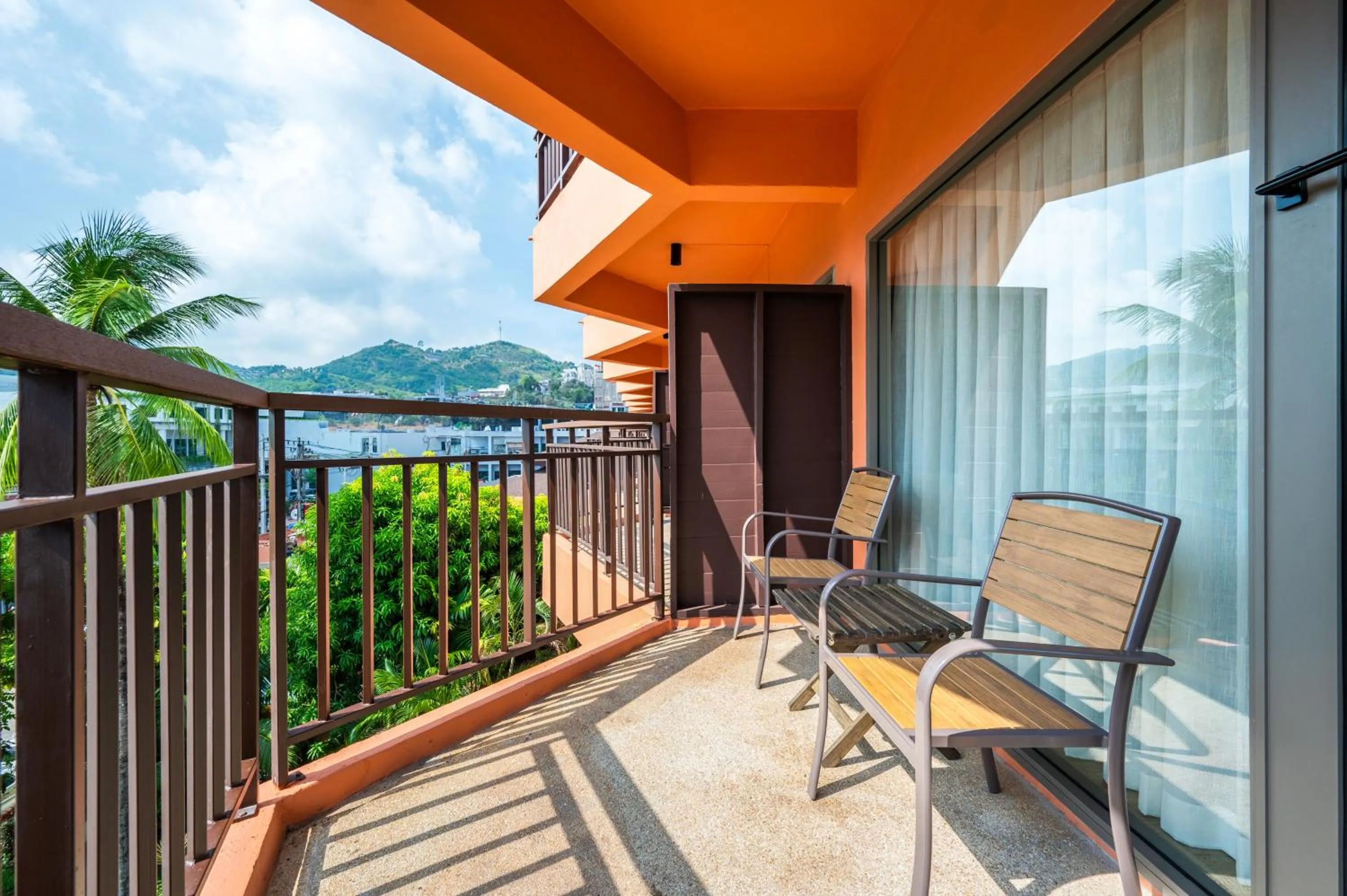 View (from property/room), Balcony/Terrace in Patong Merlin Hotel - SHA Plus