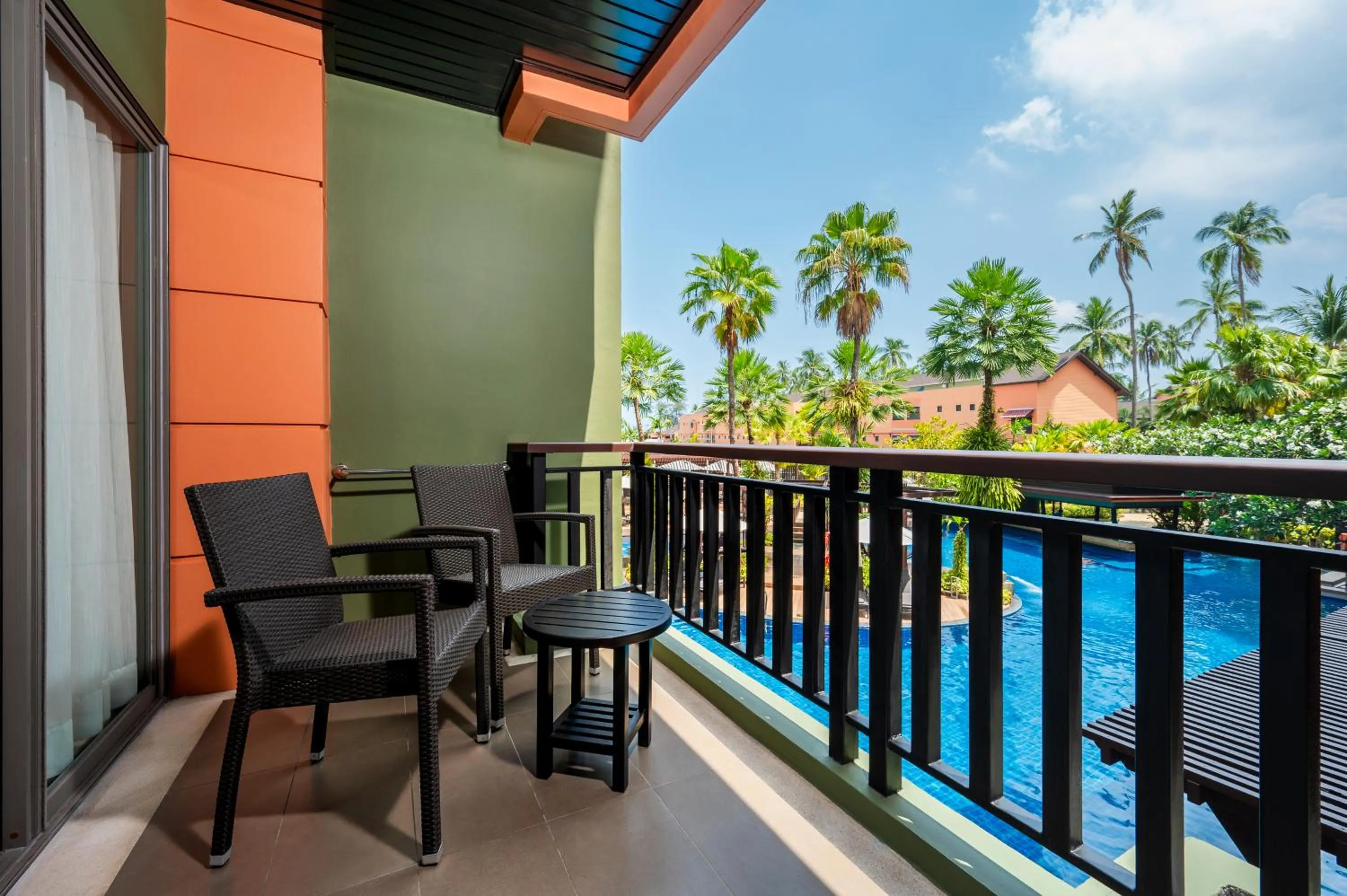 View (from property/room), Balcony/Terrace in Patong Merlin Hotel - SHA Plus