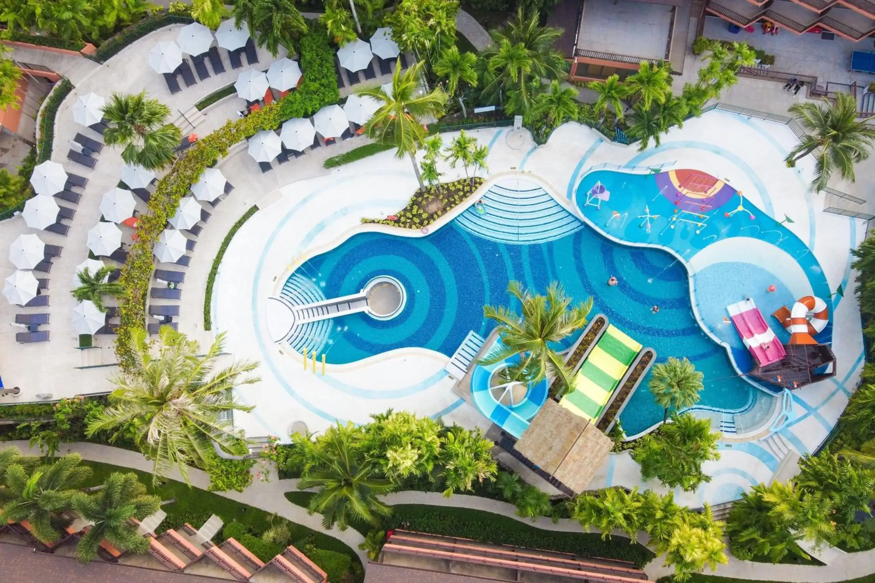 Swimming pool, Bird's-eye View in Patong Merlin Hotel - SHA Plus Swimming pool, Bird's-eye View in Patong Merlin Hotel - SHA Plus