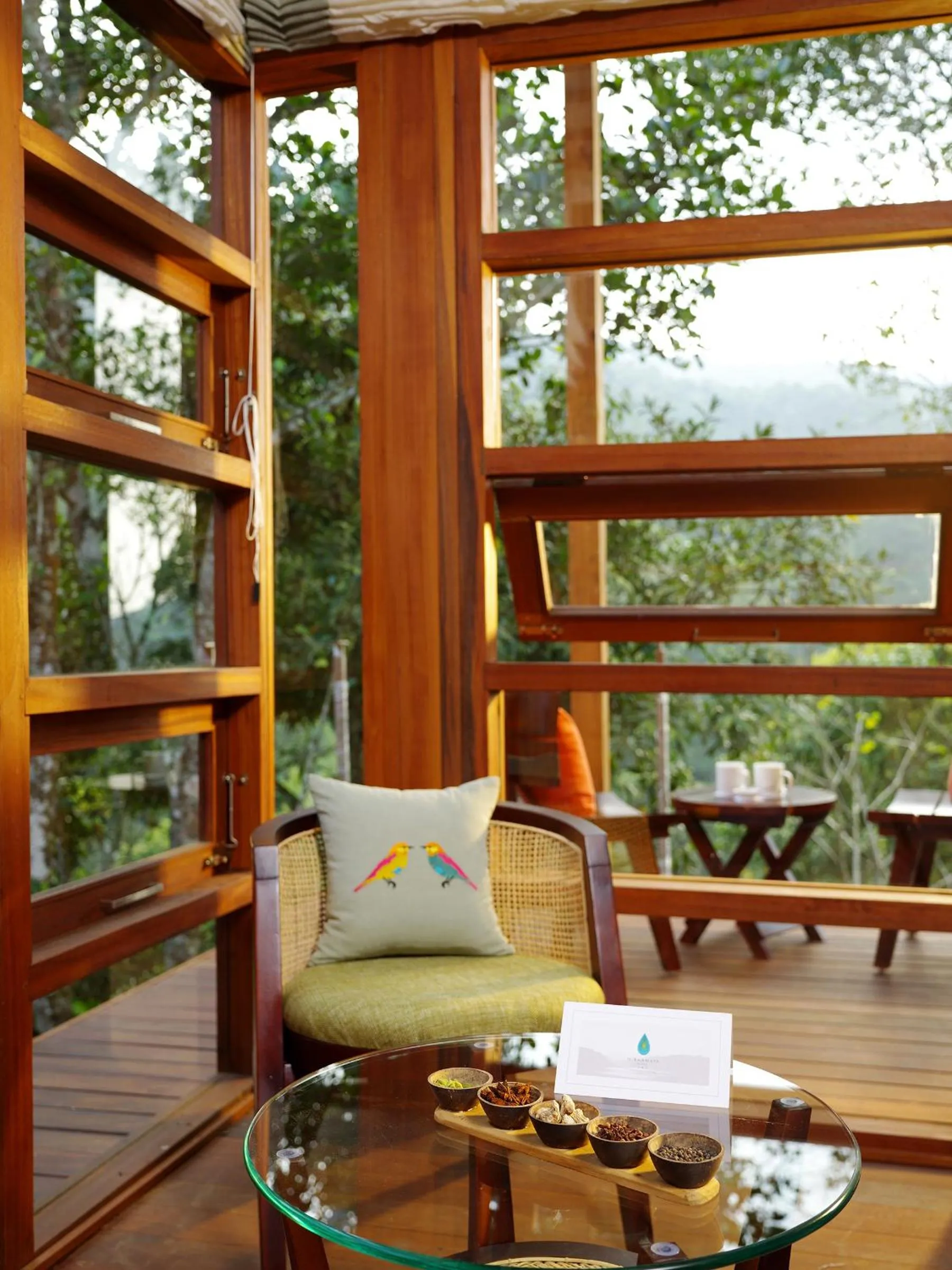 Patio in Niraamaya Retreats Cardamom Club