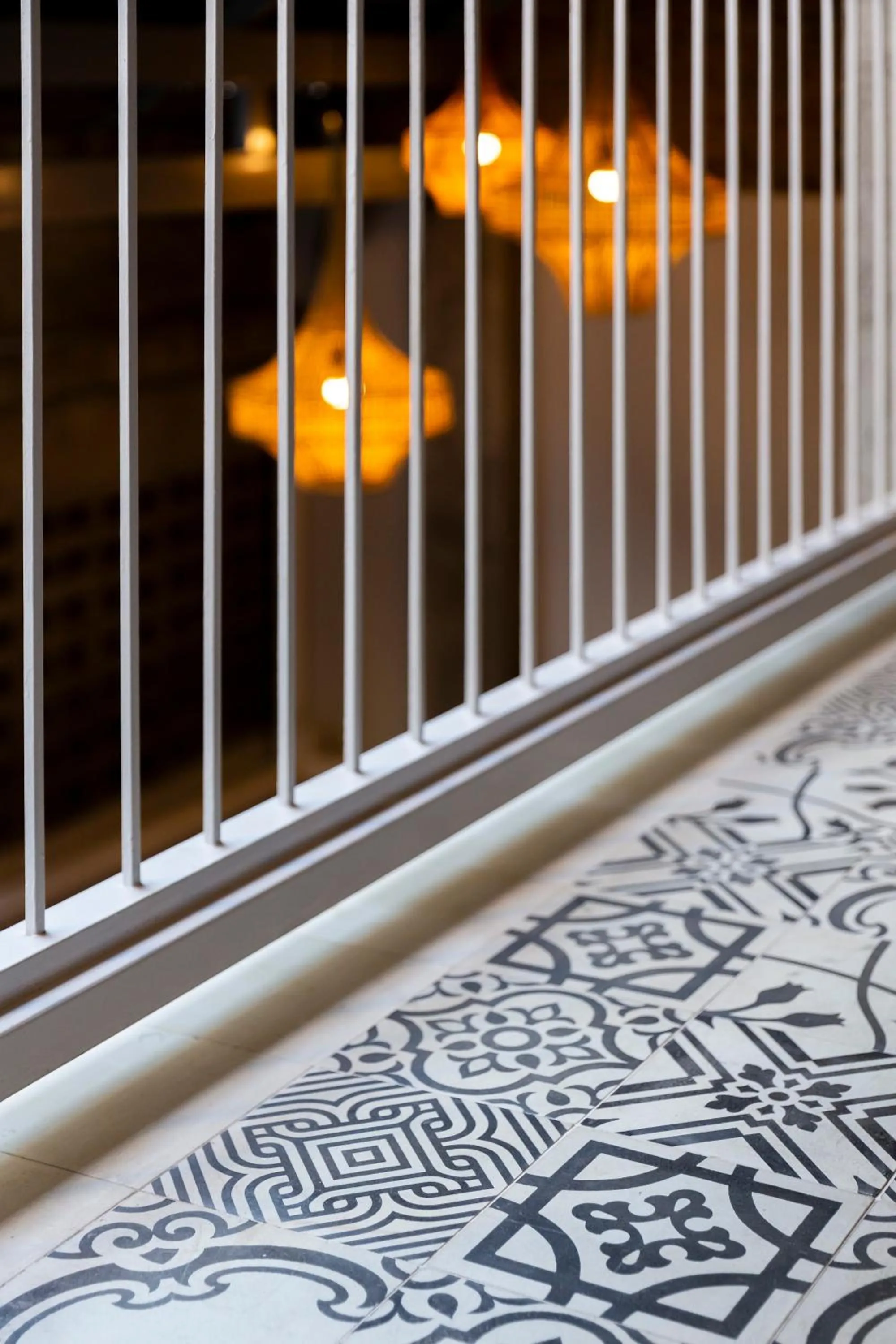 Decorative detail in Khunluang Hostel