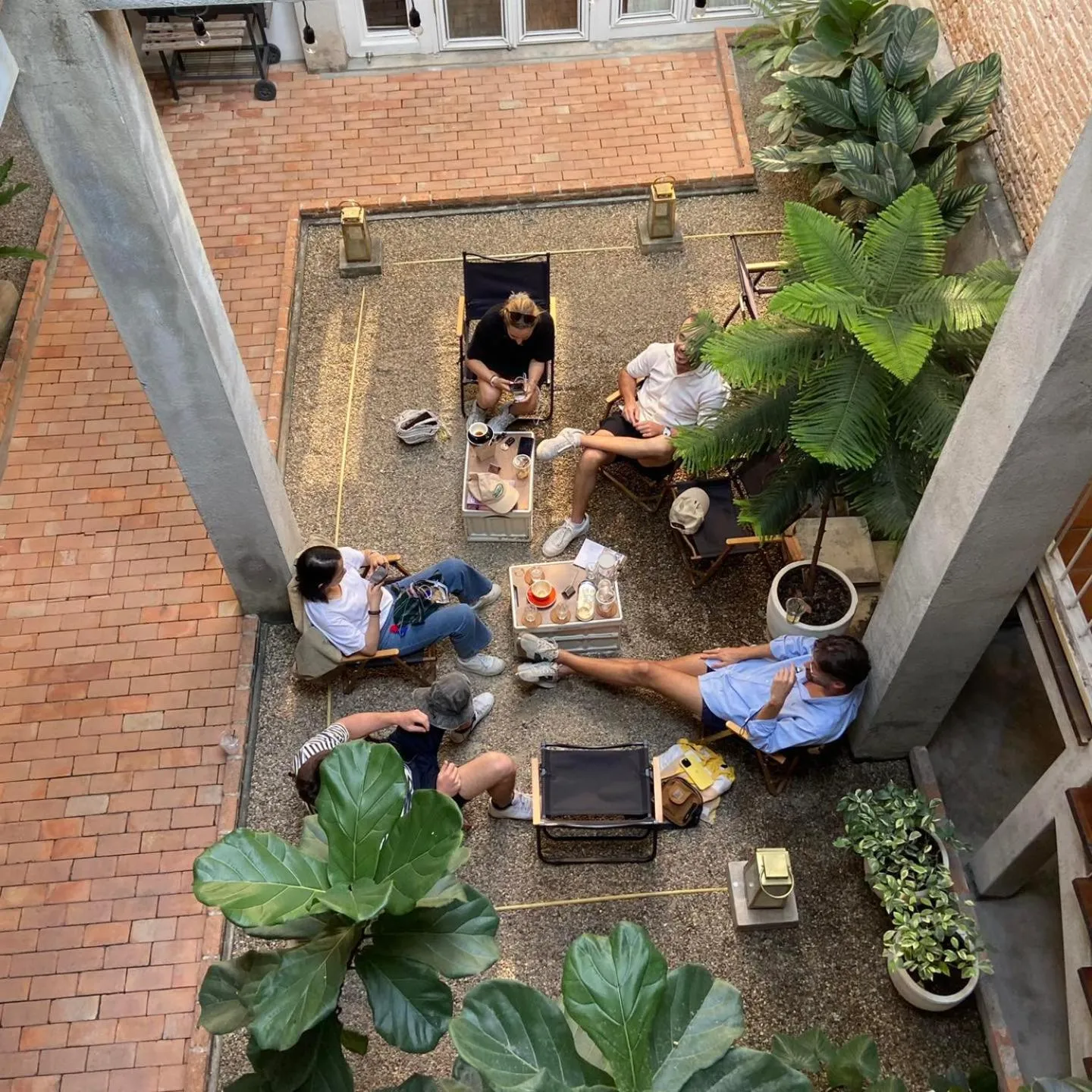 Balcony/Terrace in Khunluang Hostel