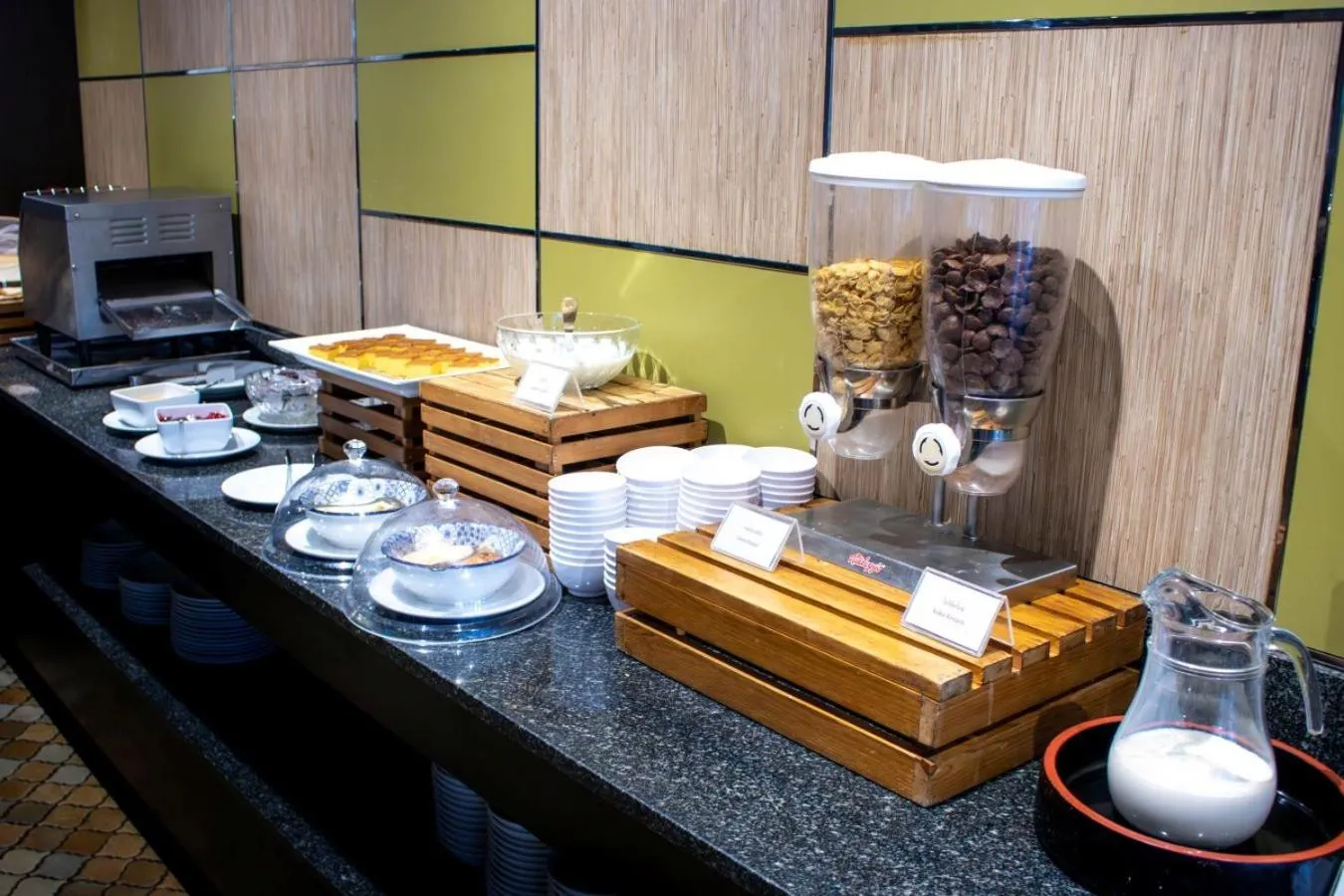 Buffet breakfast in Phuket Merlin Hotel