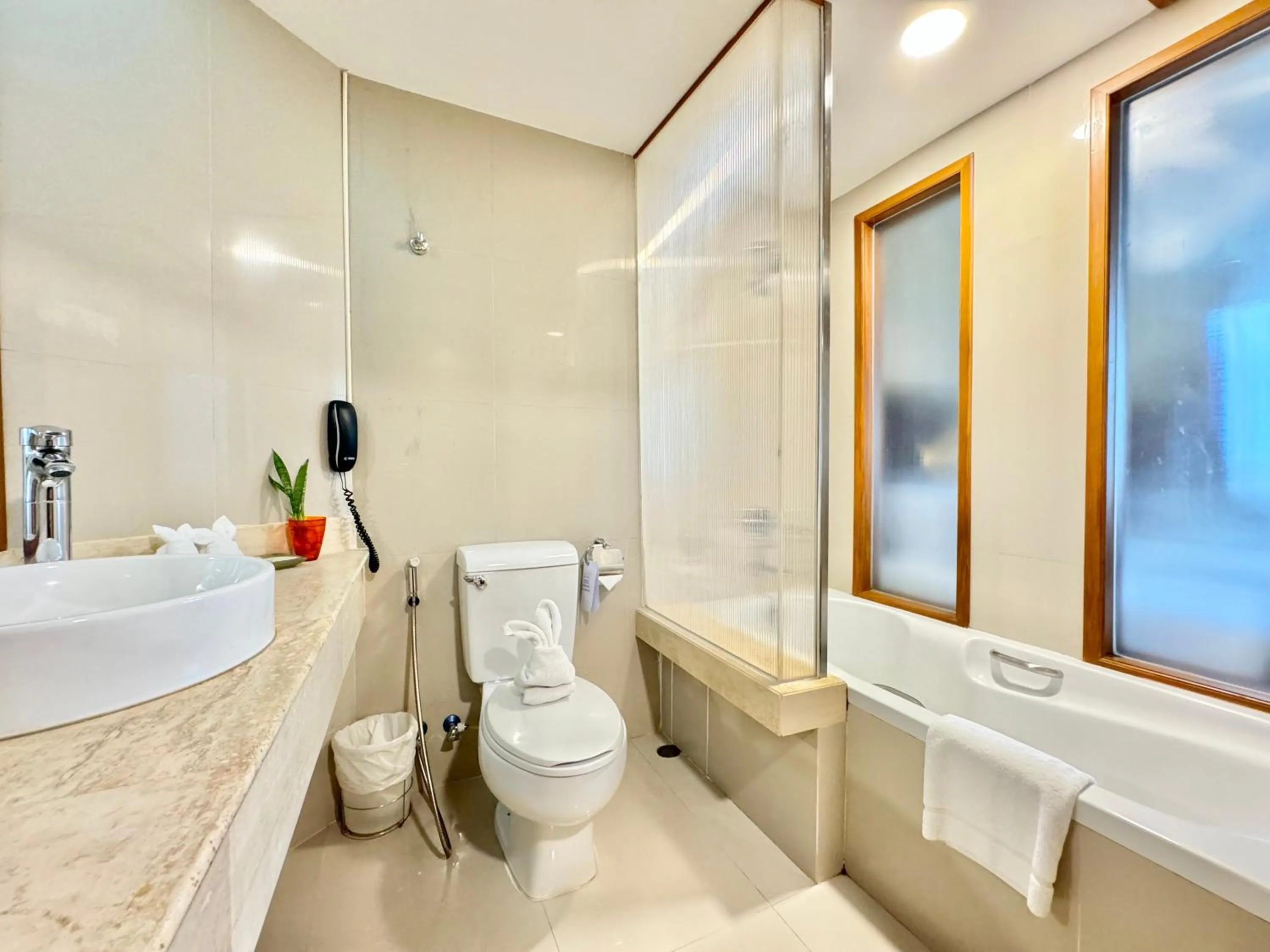 Bathroom in Phuket Merlin Hotel