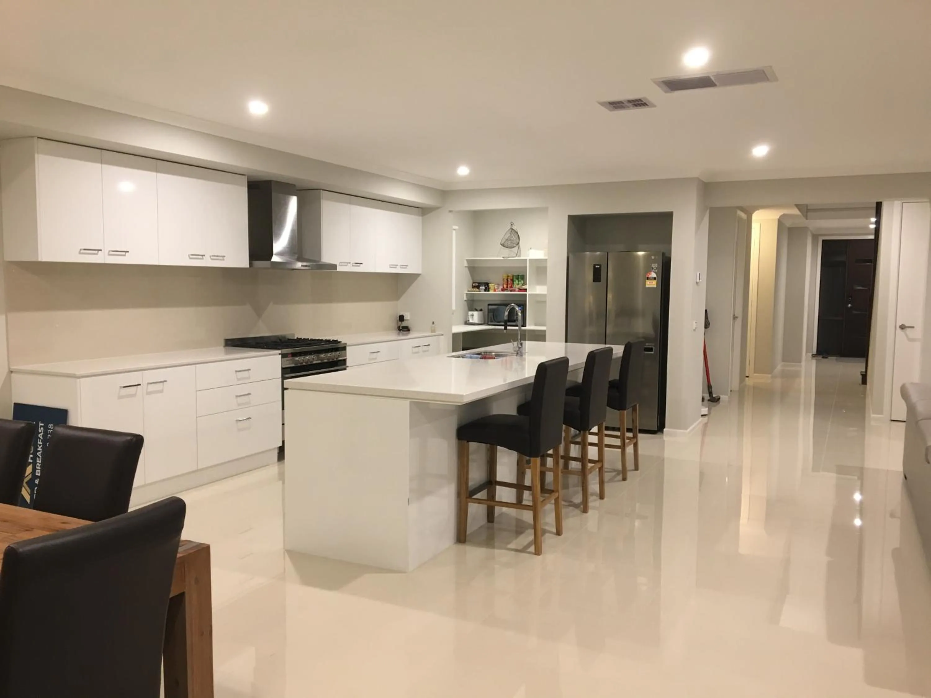 Communal kitchen in Apple House Truganina