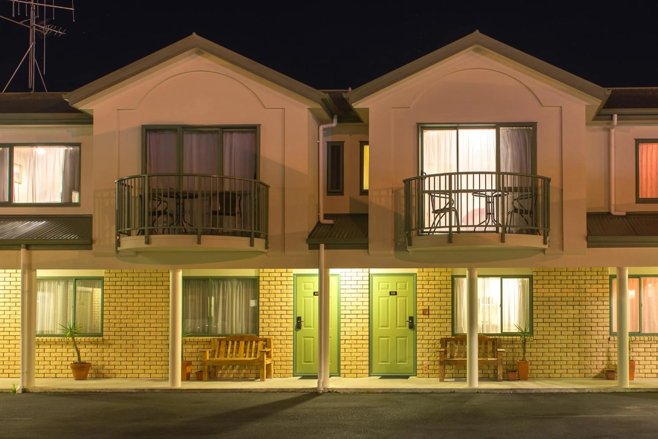Decorative detail in Hamilton Settlers Motor lodge