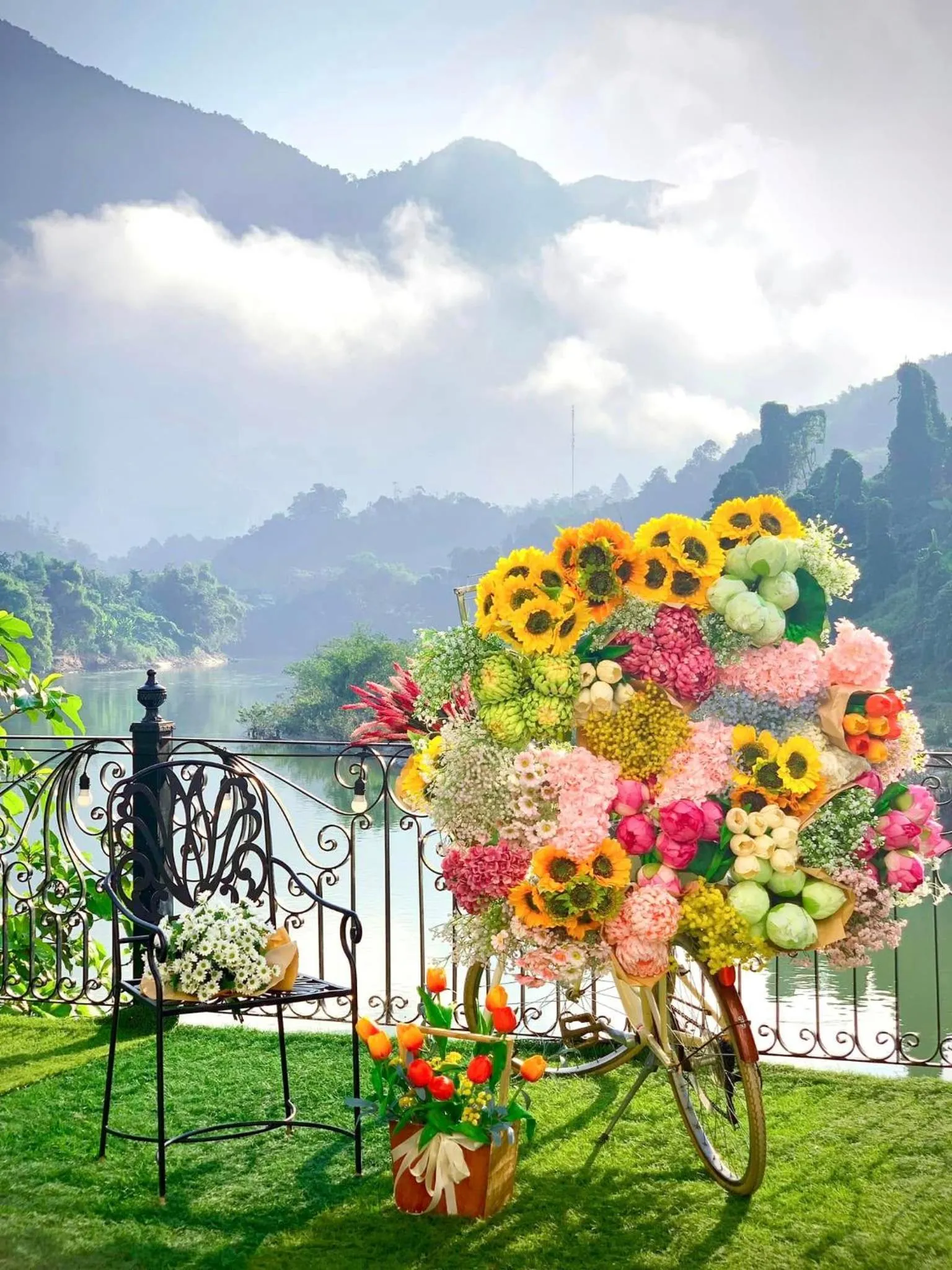 Mountain view in Phoenix Hotel Hà Giang