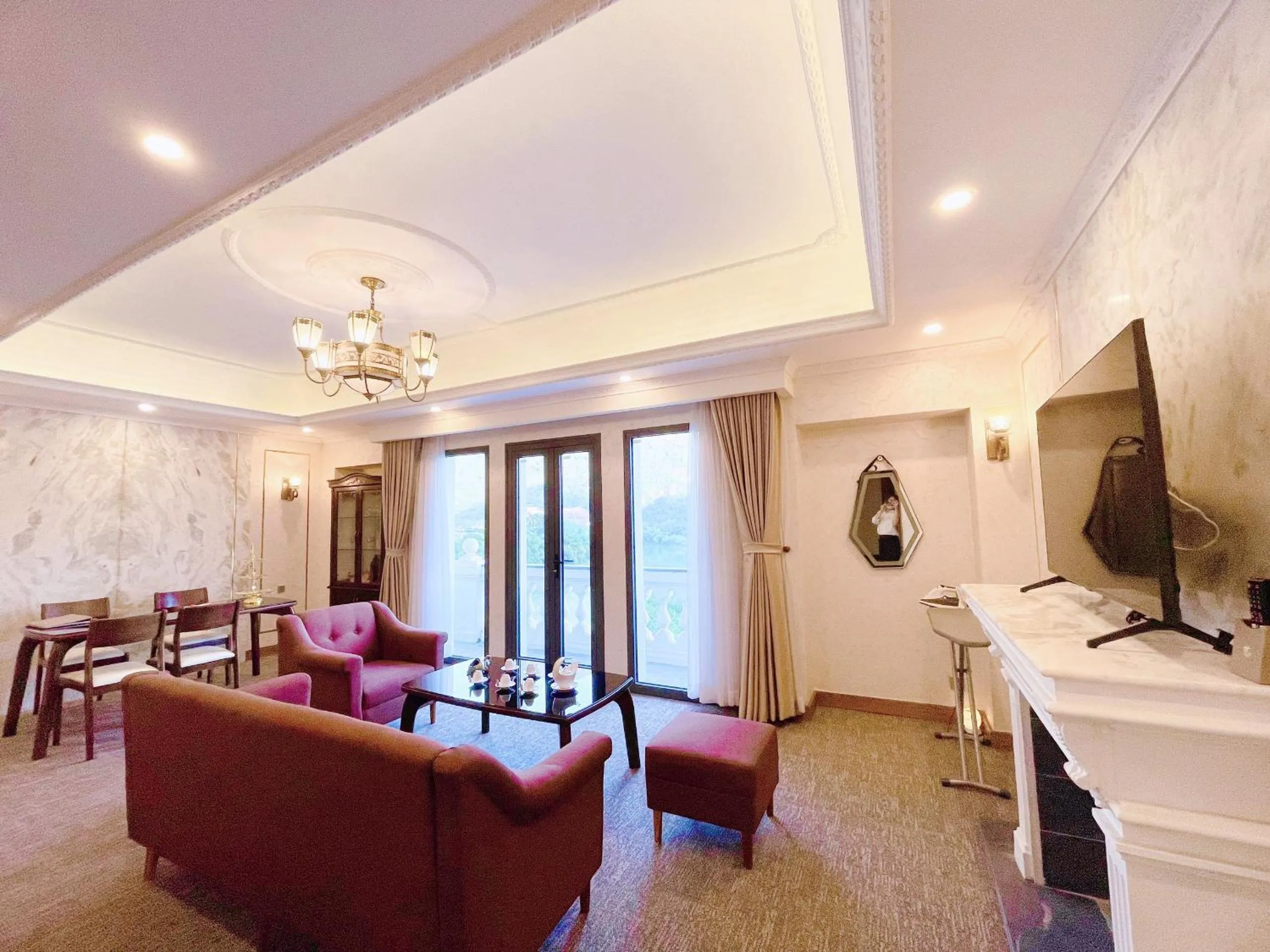 Living room in Phoenix Hotel Hà Giang