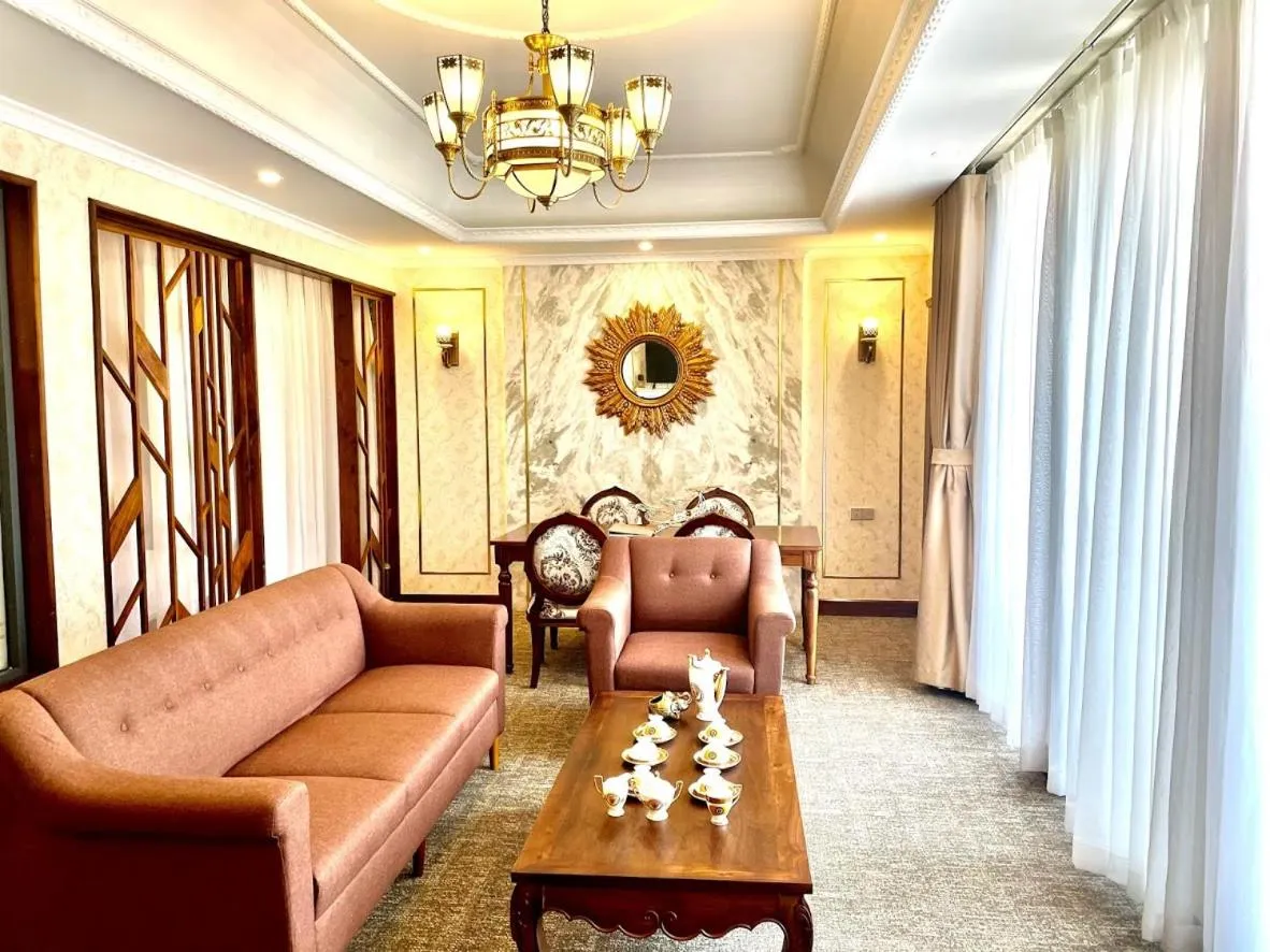 Living room in Phoenix Hotel Hà Giang