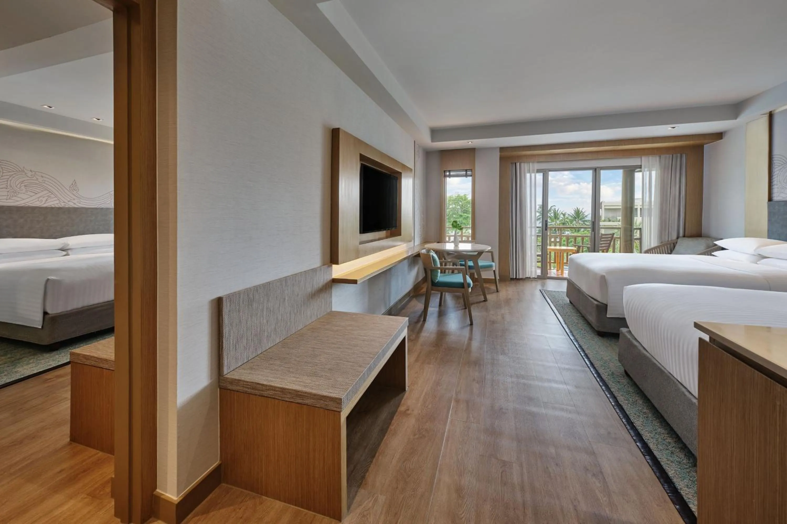 Photo of the whole room, Bed in Phuket Marriott Resort & Spa, Merlin Beach