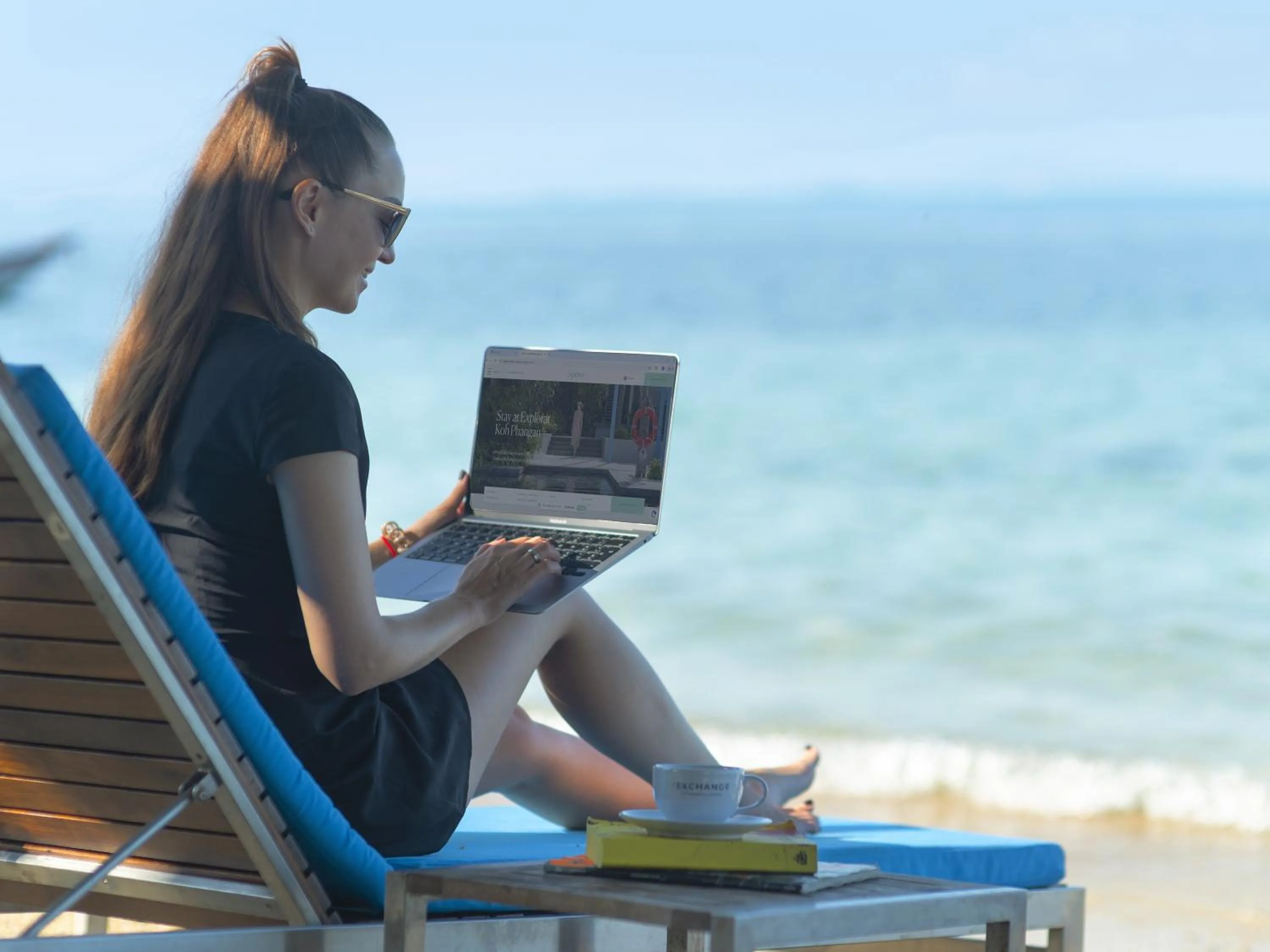 sunbed in Explorar Koh Phangan - Adults Only Resort and Spa