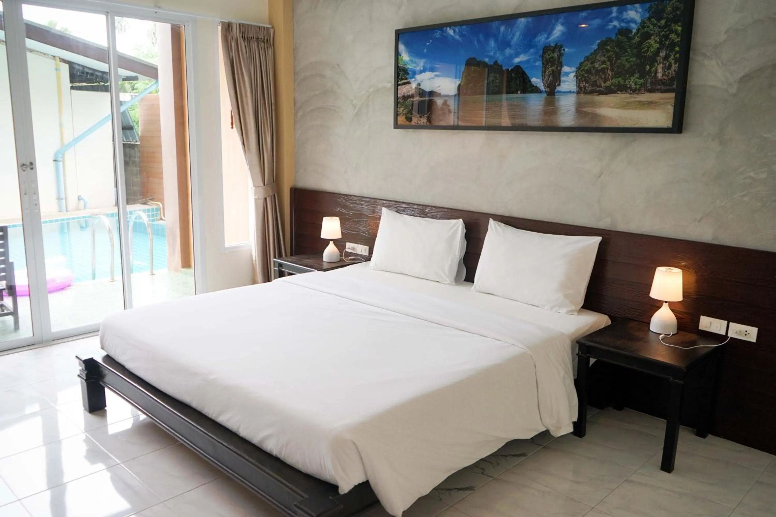 Bed in Khaolak Suthawan Resort - SHA Plus