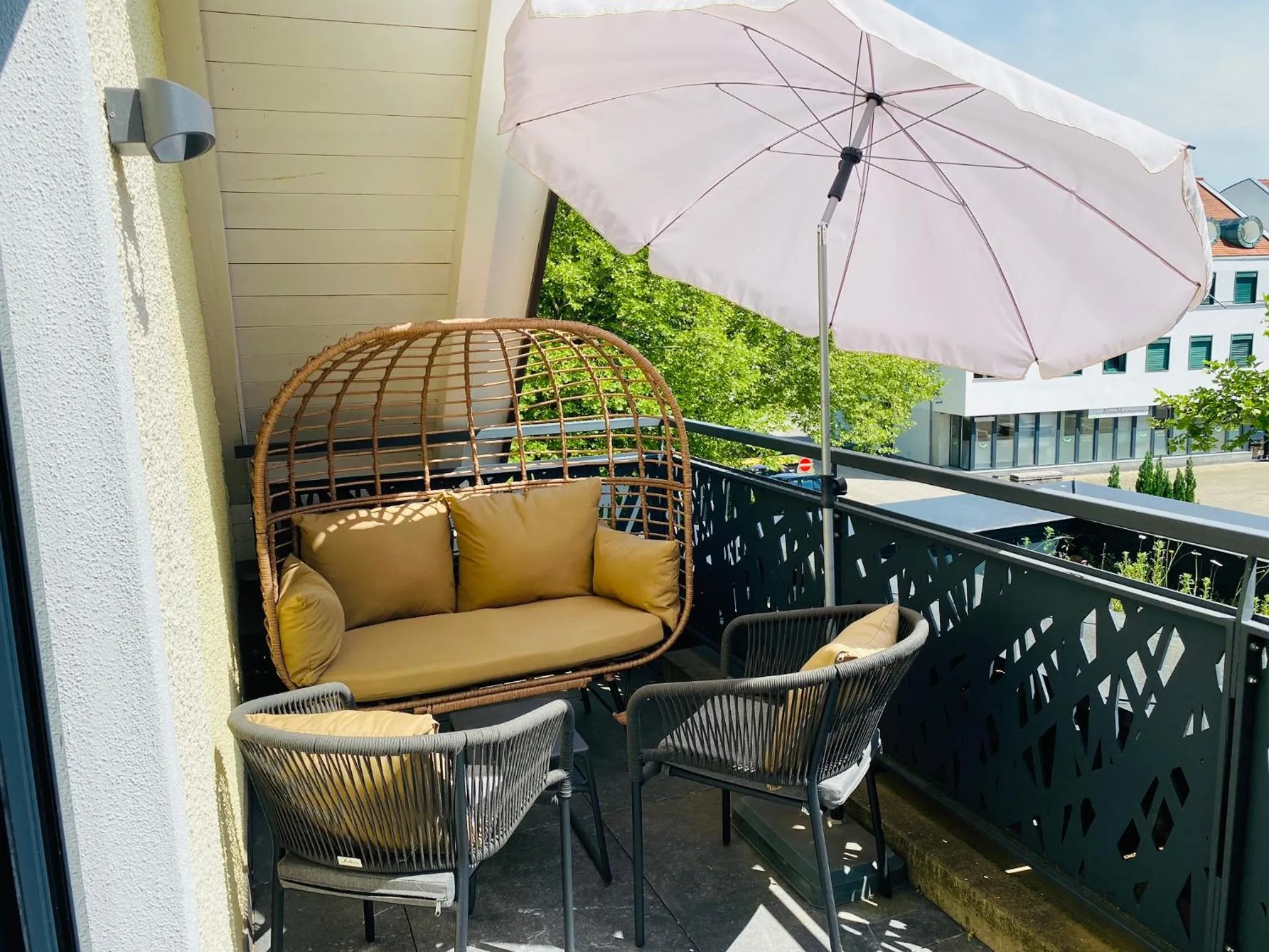 Balcony/Terrace in Boutique - Hotel Zum Schloss