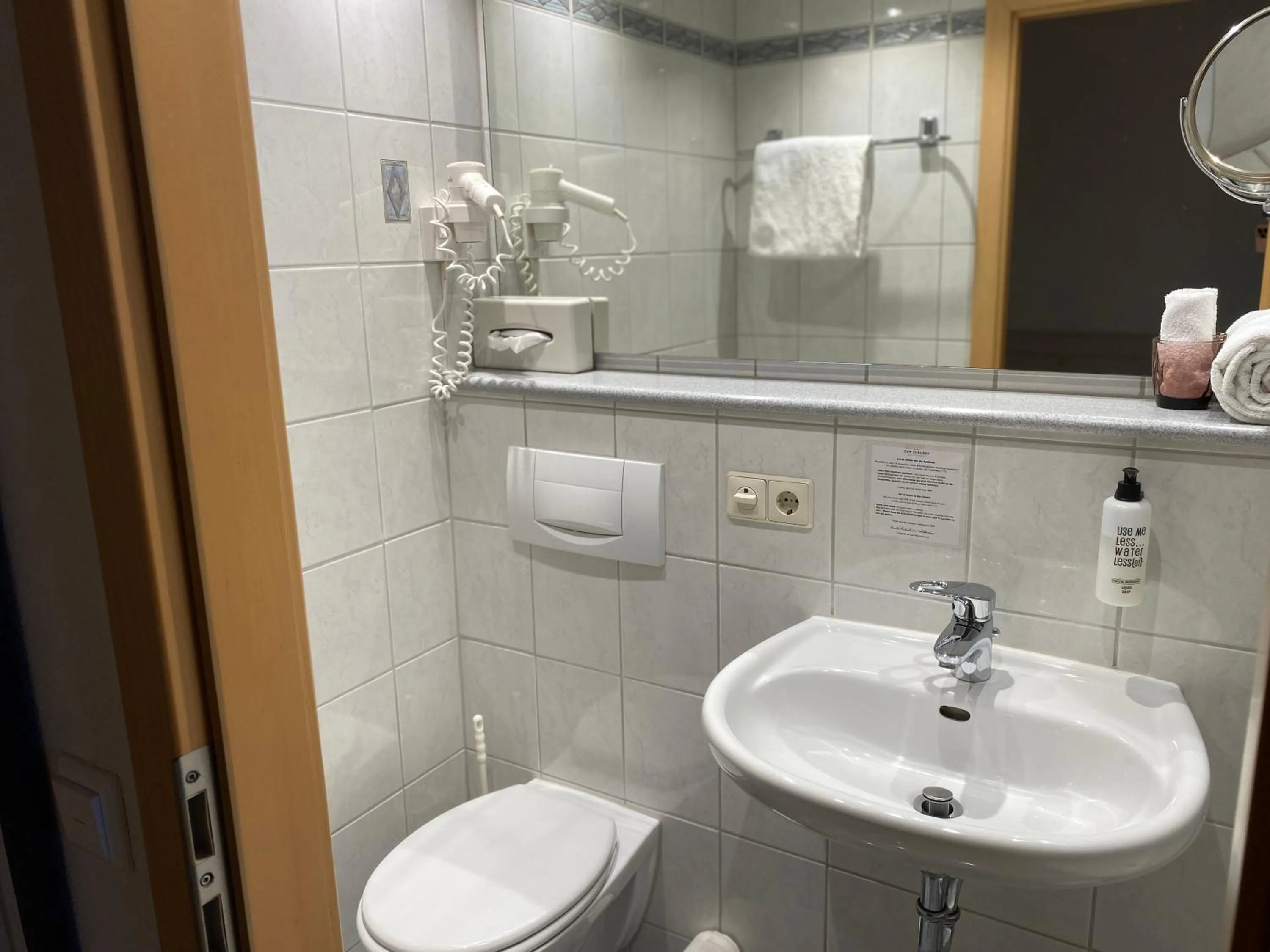 Toilet in Boutique - Hotel Zum Schloss