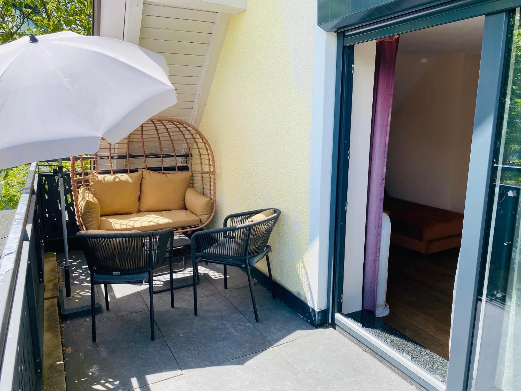 Balcony/Terrace in Boutique - Hotel Zum Schloss