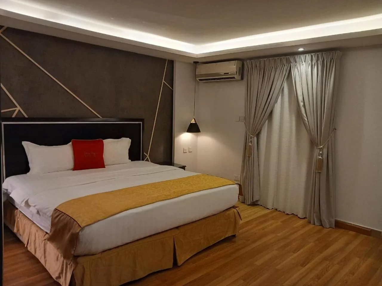 Bed in فيجن للشقق المخدومة ــ اقتصادي