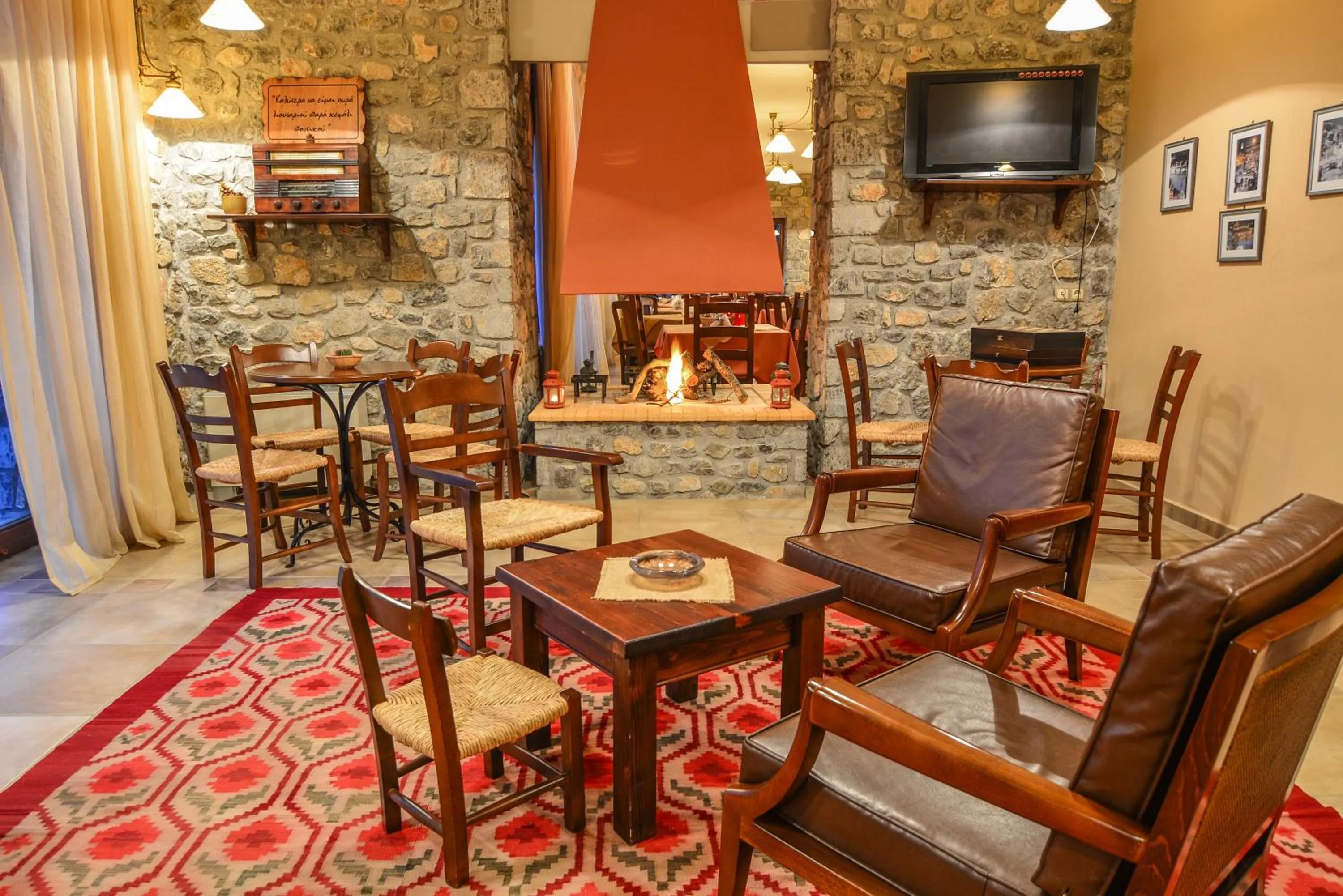 Lounge or bar in Karyatis Resort