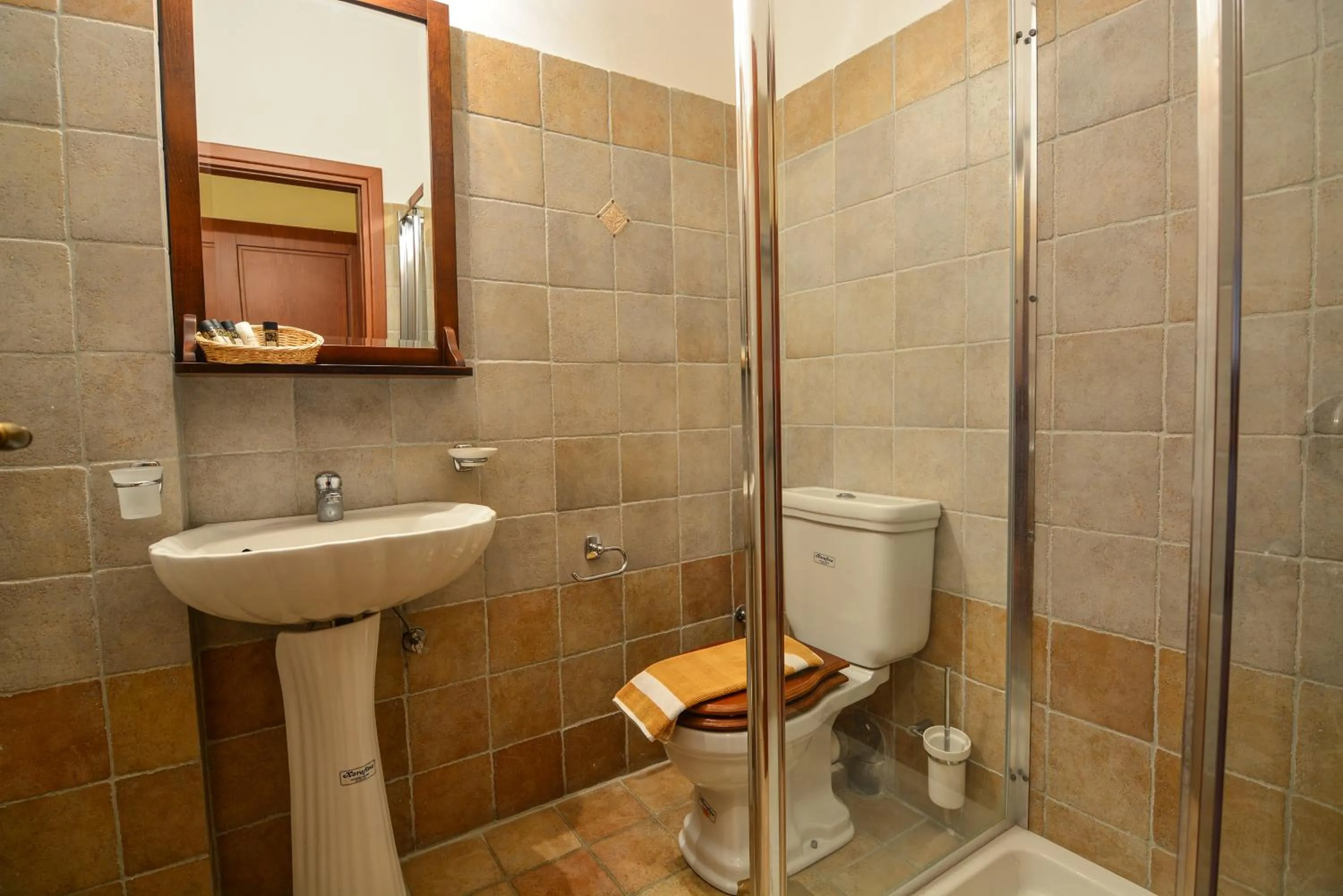 Bathroom in Karyatis Resort