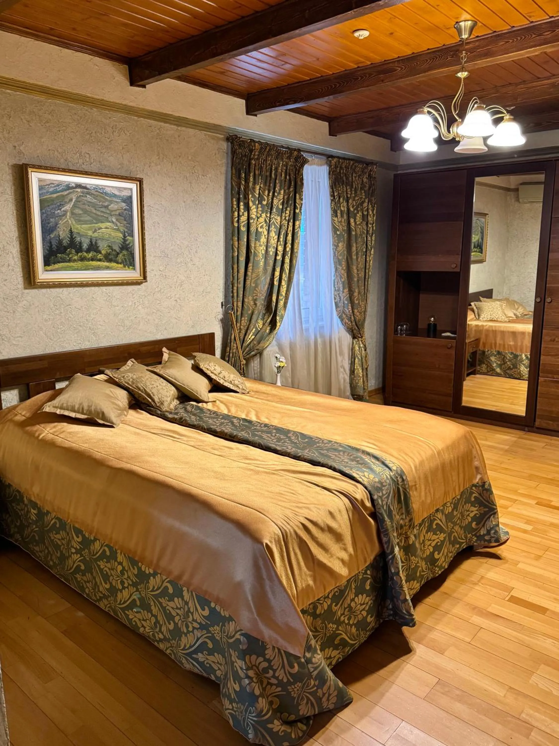 Bed in Charda Hotel