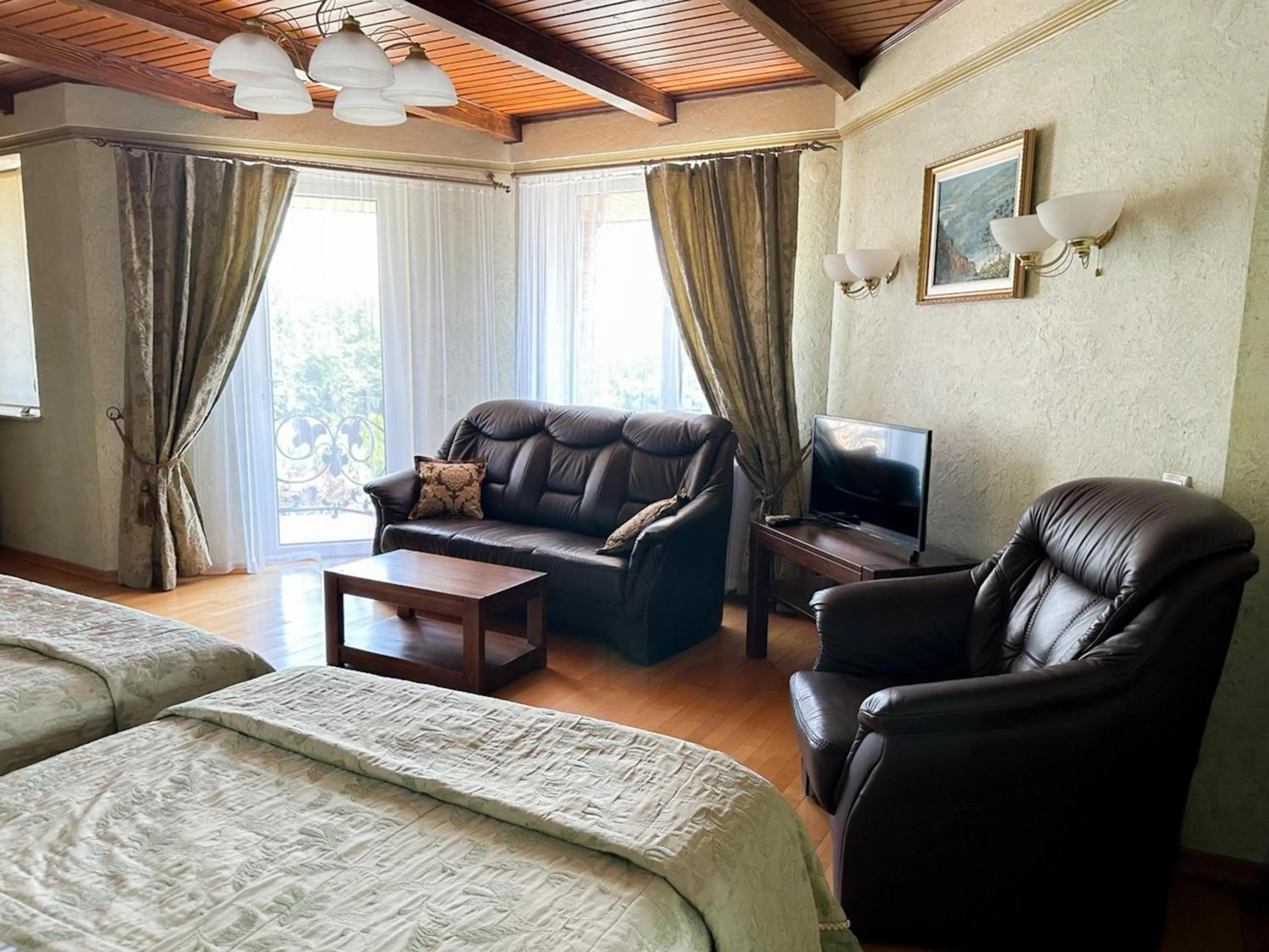 Bed in Charda Hotel