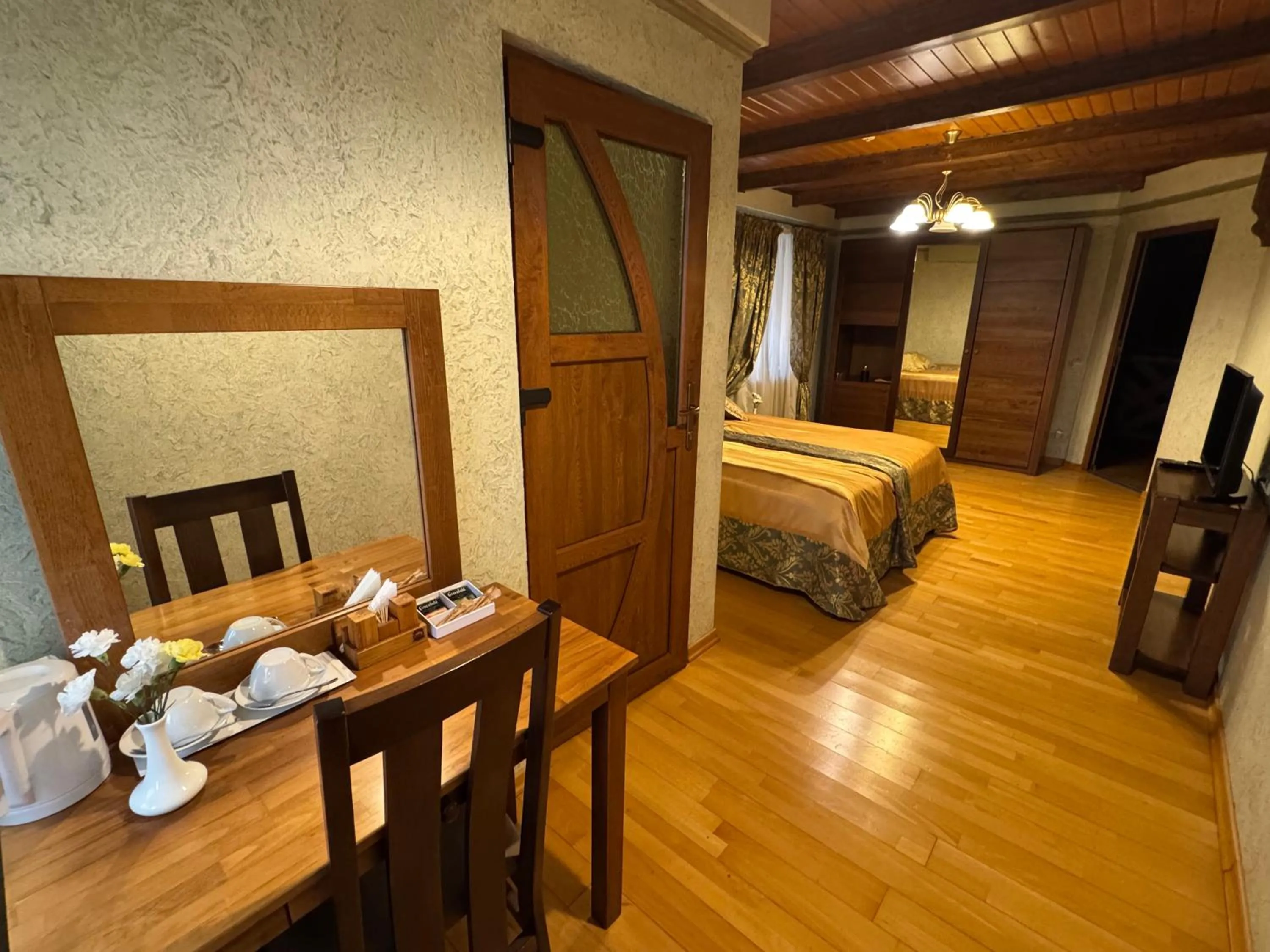 Bed in Charda Hotel