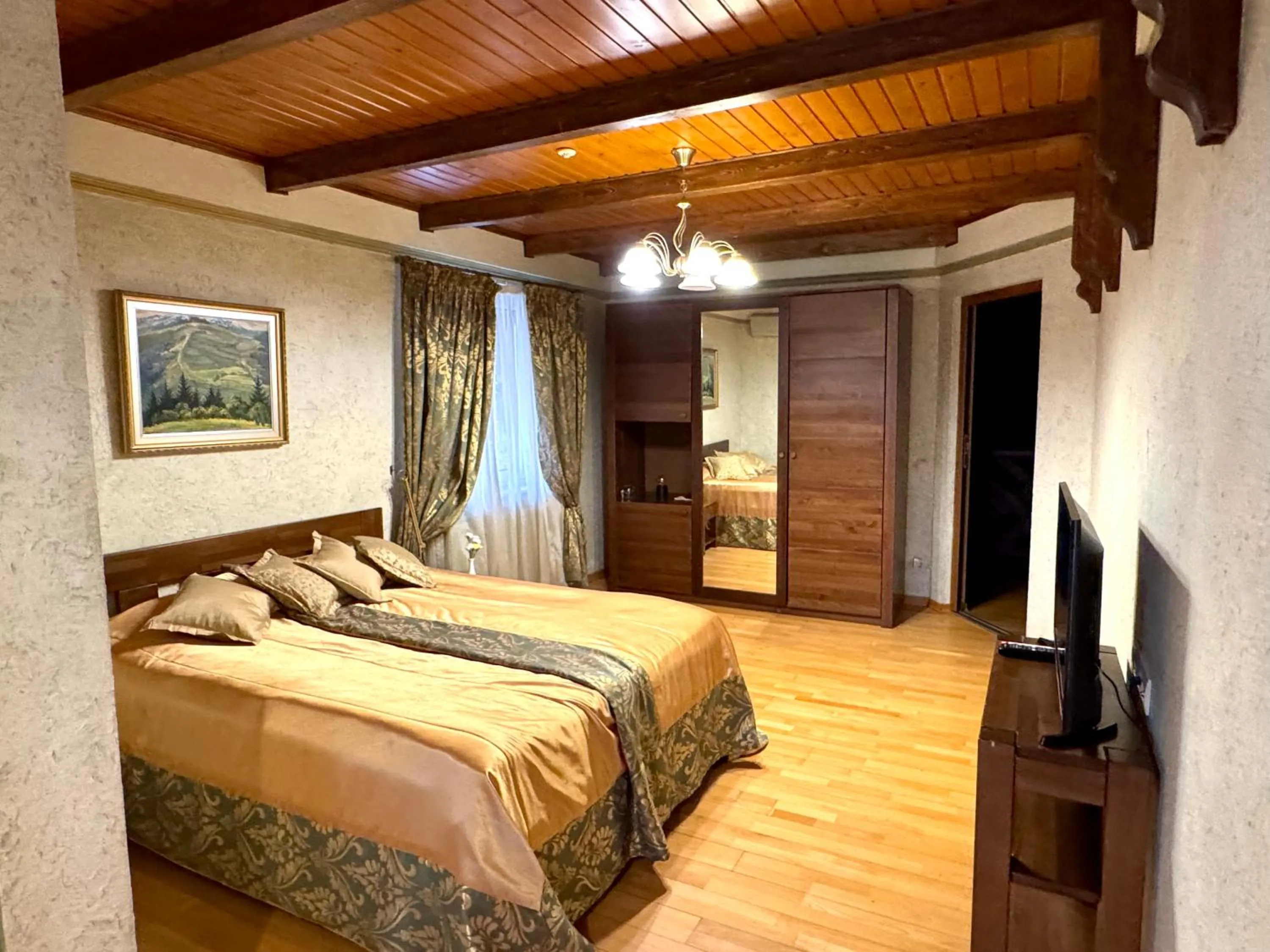 Bed in Charda Hotel