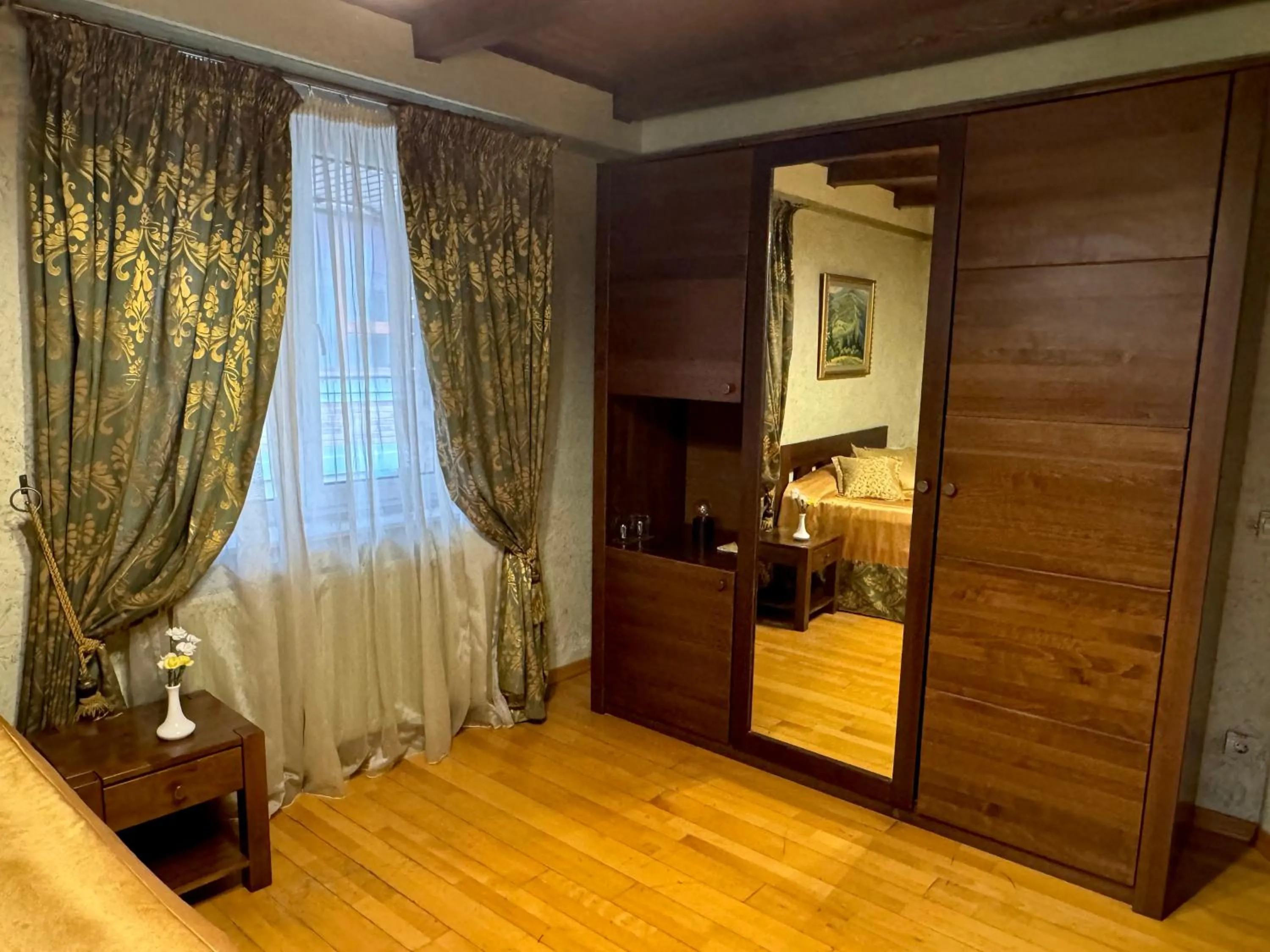 Bed in Charda Hotel