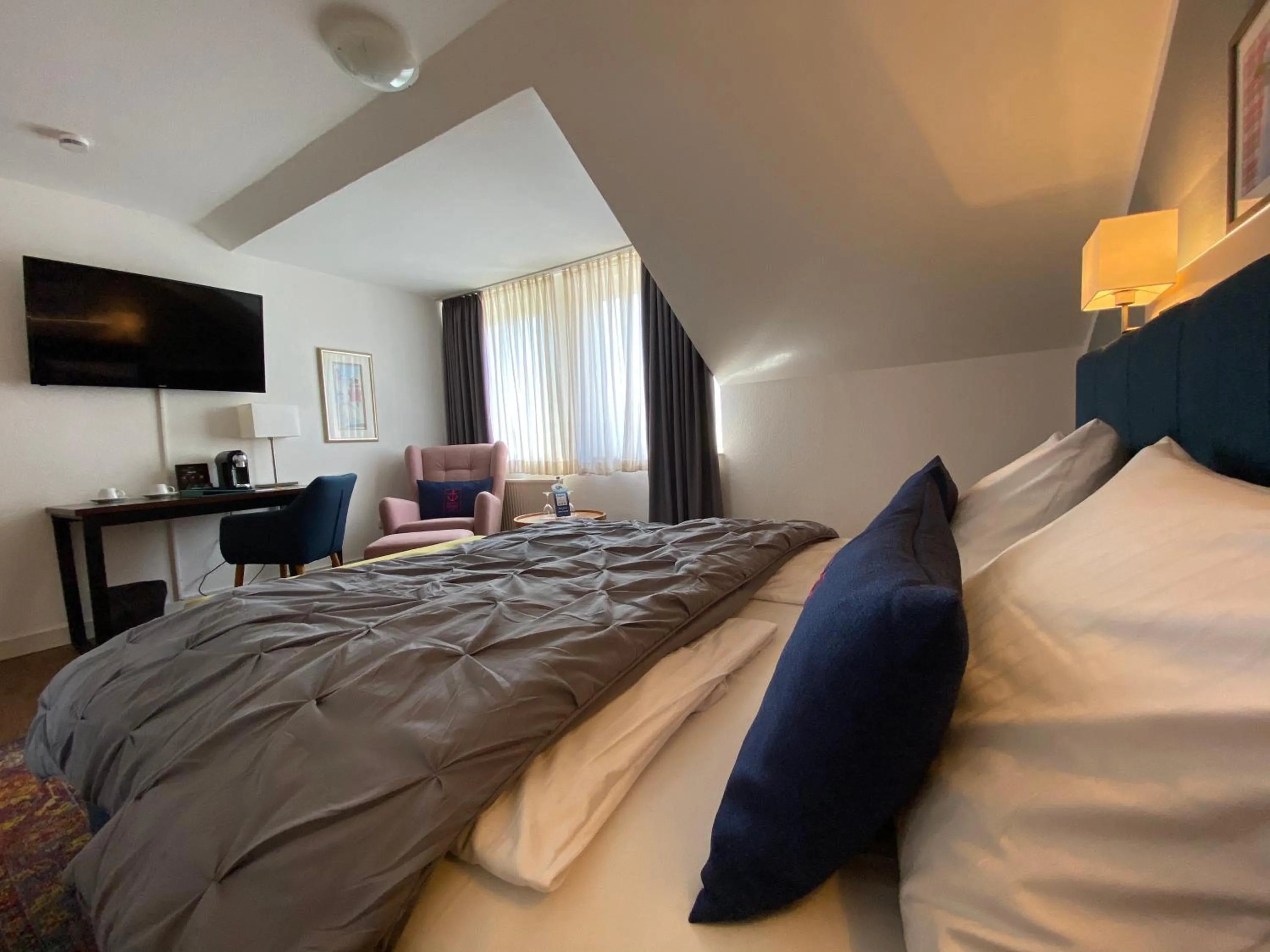 Photo of the whole room, Bed in Hafen Hotel Schützenhof