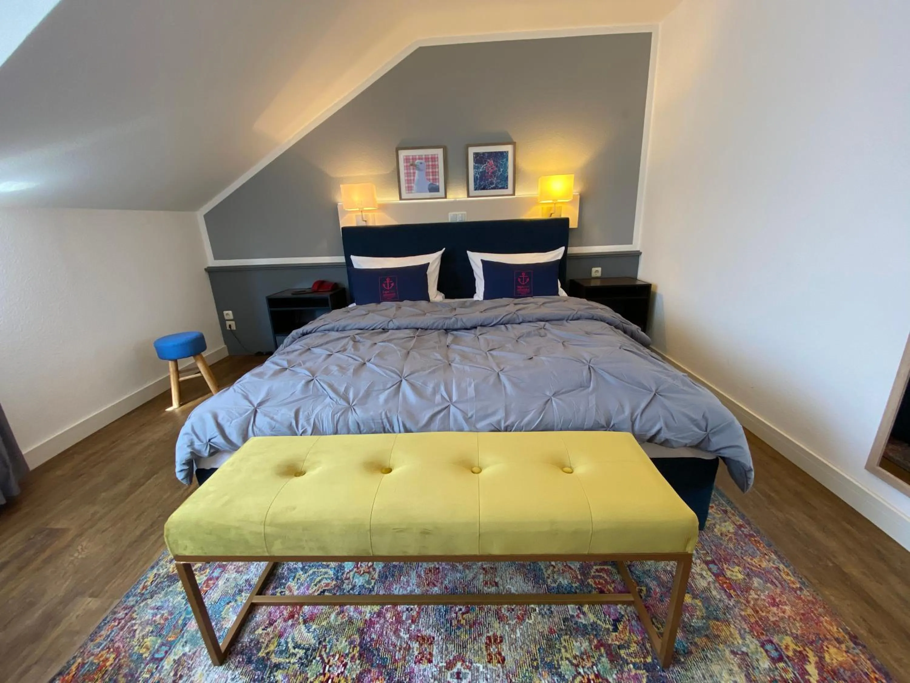 Photo of the whole room, Bed in Hafen Hotel Schützenhof